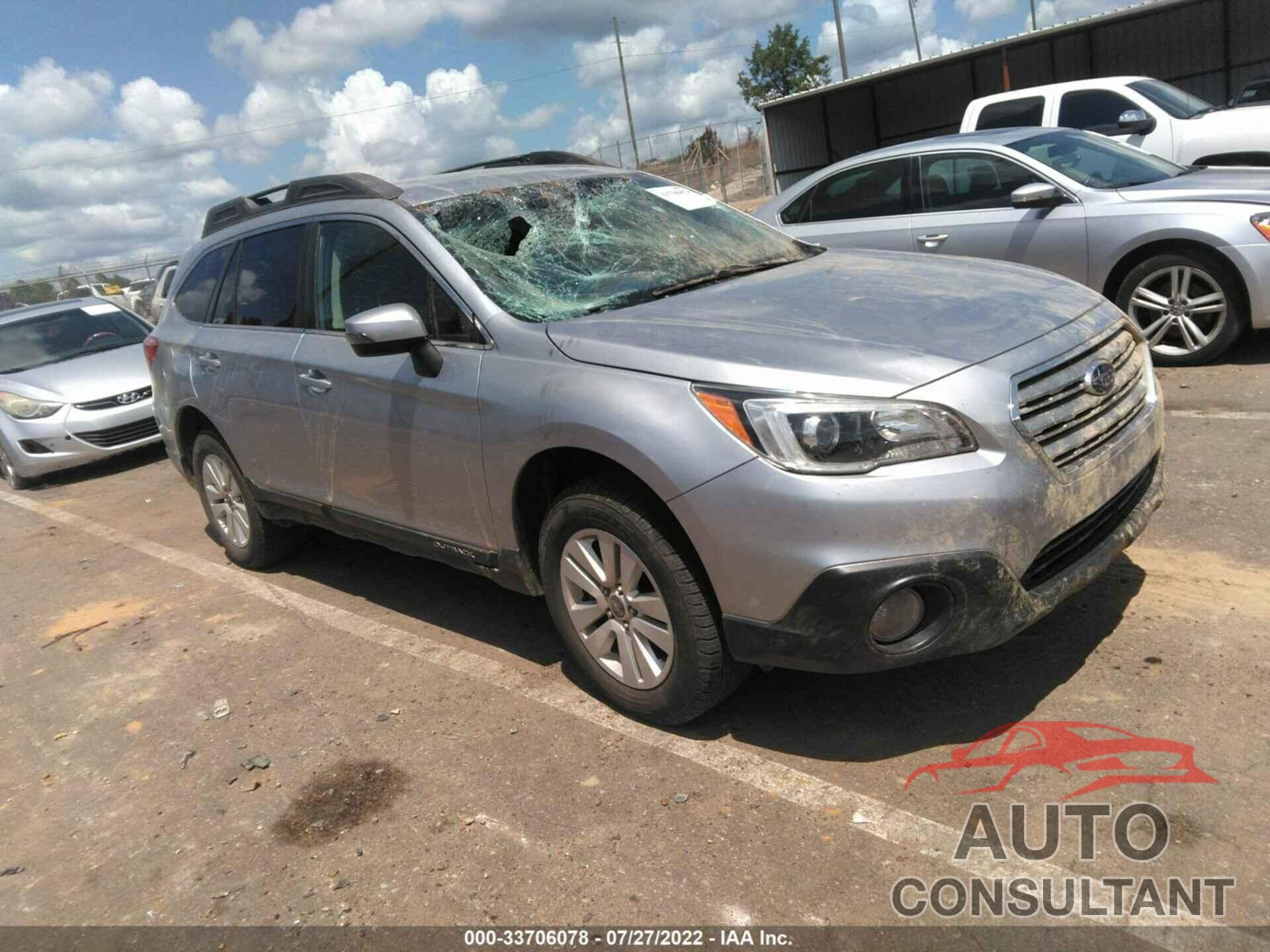 SUBARU OUTBACK 2017 - 4S4BSAFC3H3341165