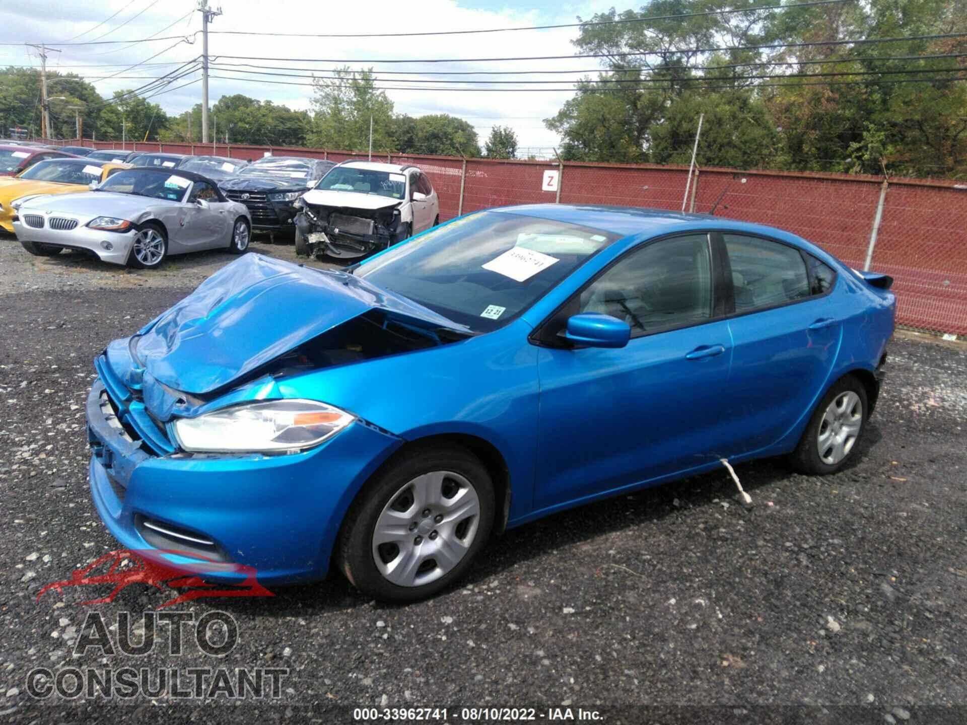 DODGE DART 2016 - 1C3CDFAA4GD516896
