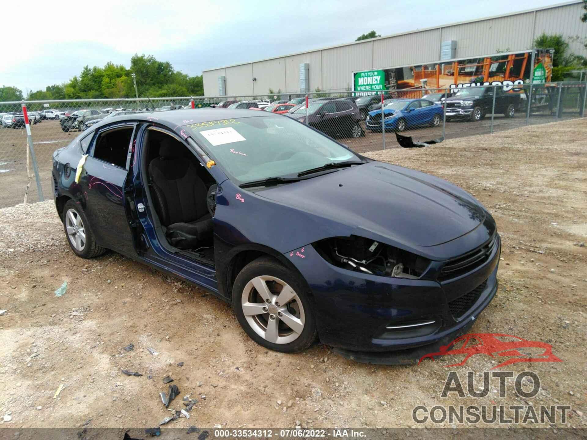 DODGE DART 2016 - 1C3CDFBB9GD660905