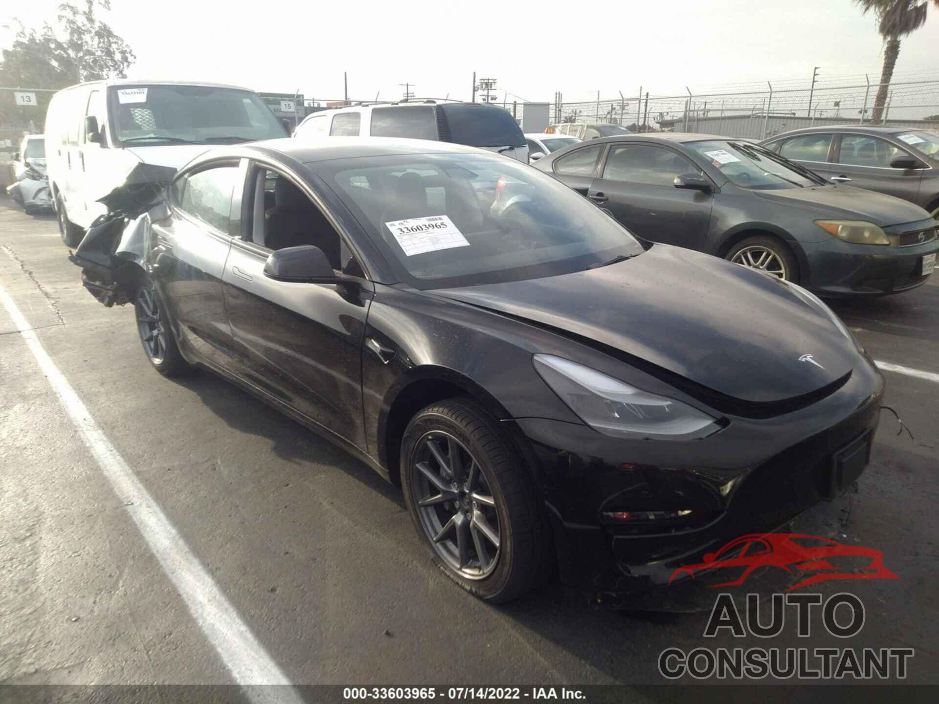 TESLA MODEL 3 2022 - 5YJ3E1EB4NF127860
