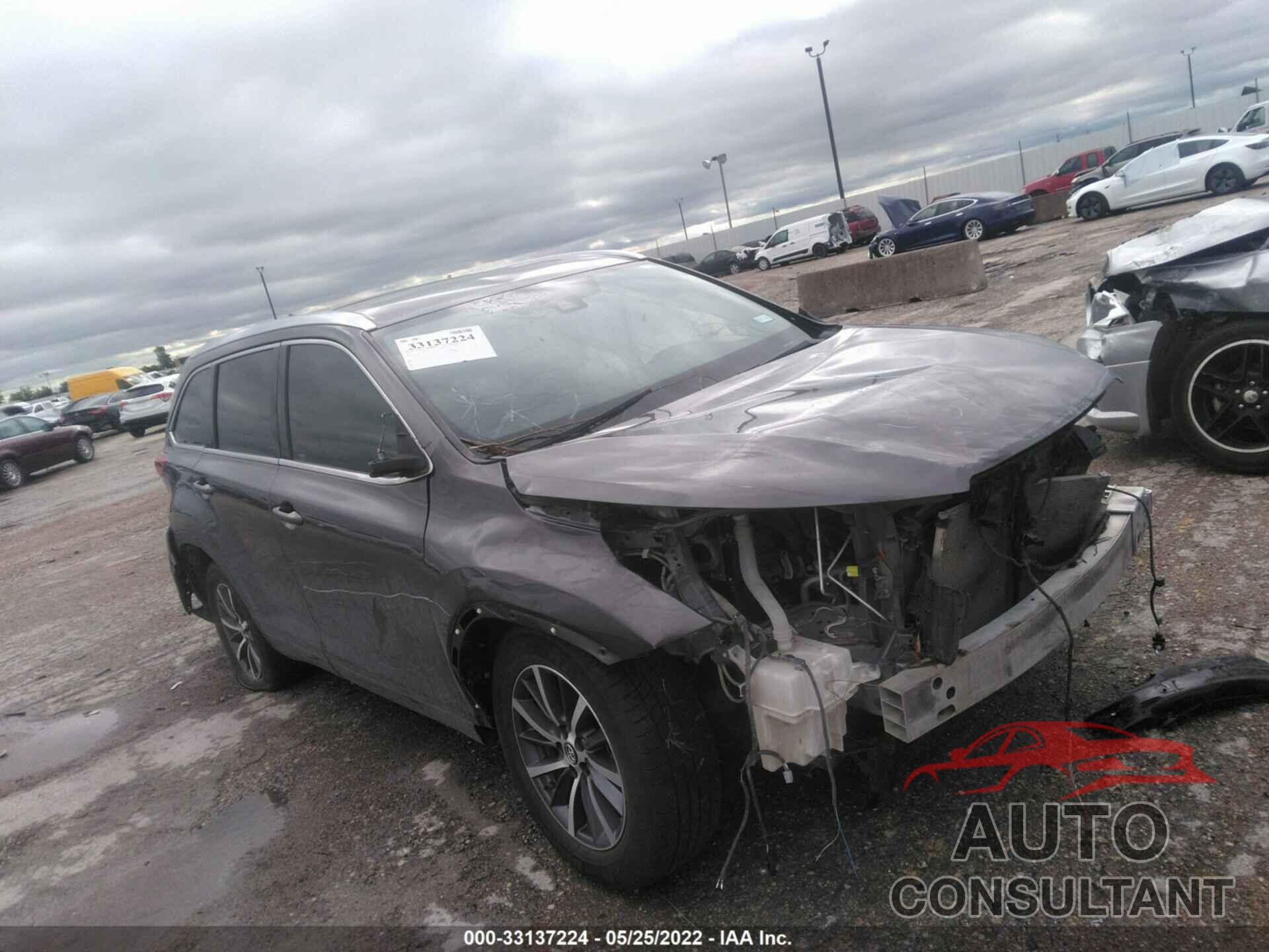 TOYOTA HIGHLANDER 2018 - 5TDKZRFH9JS538372