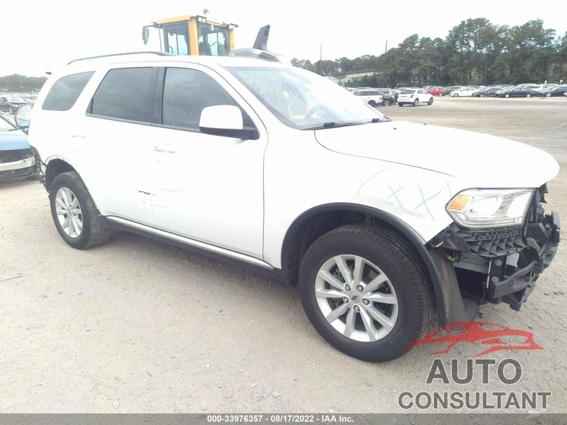 DODGE DURANGO 2020 - 1C4RDJAG7LC187723