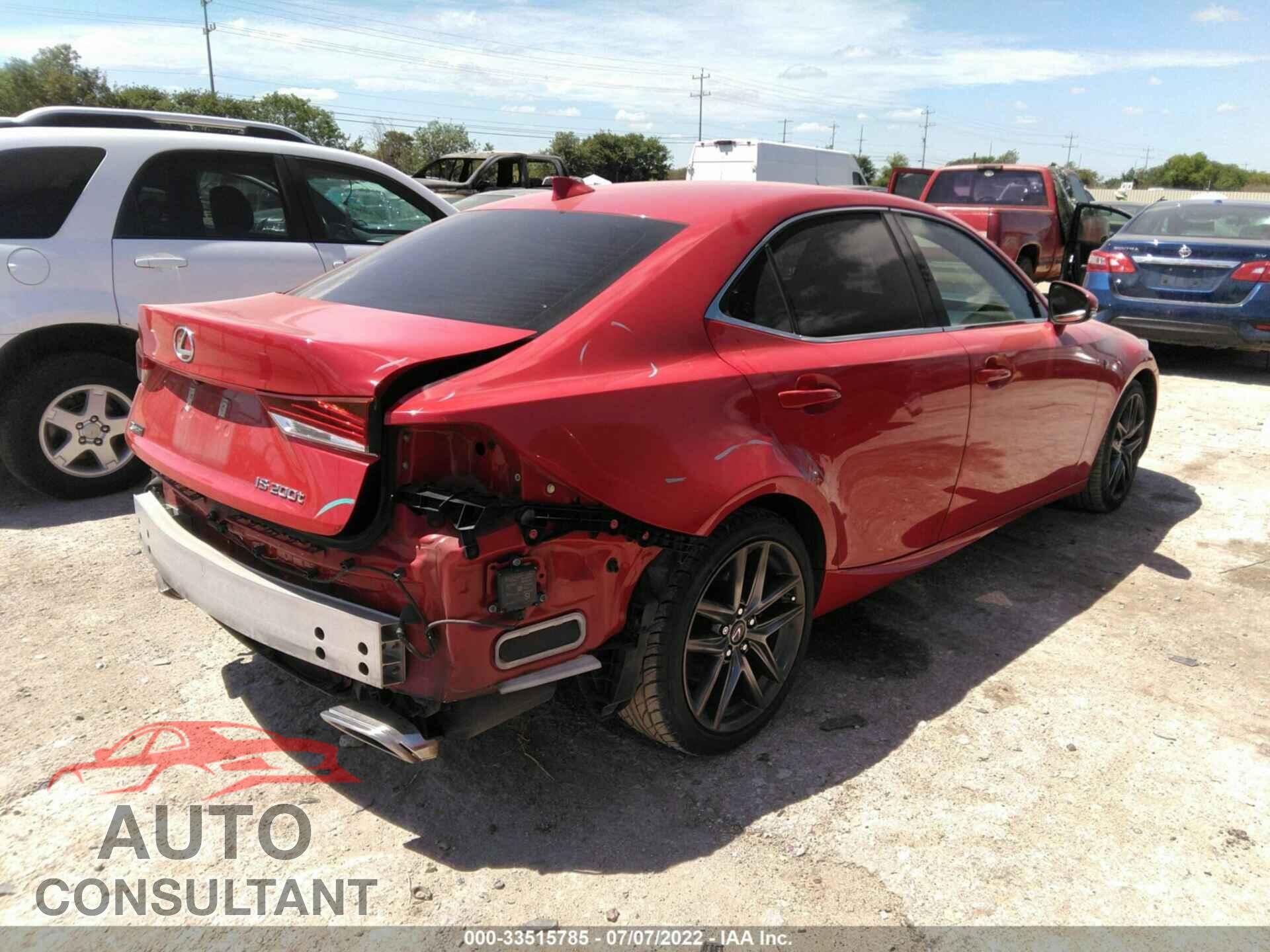 LEXUS IS 2017 - JTHBA1D26H5050454