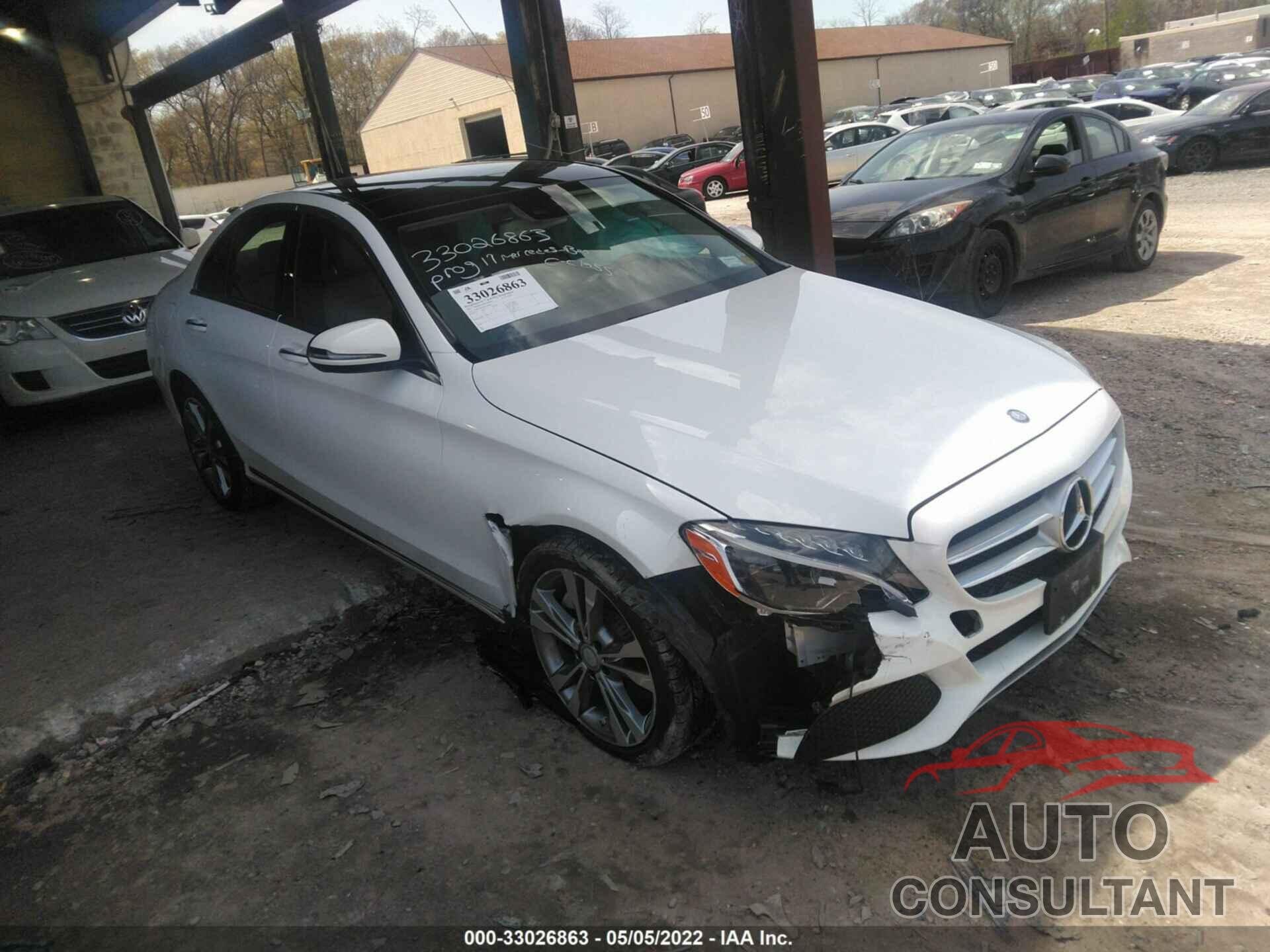 MERCEDES-BENZ C-CLASS 2017 - 55SWF4KB4HU197670