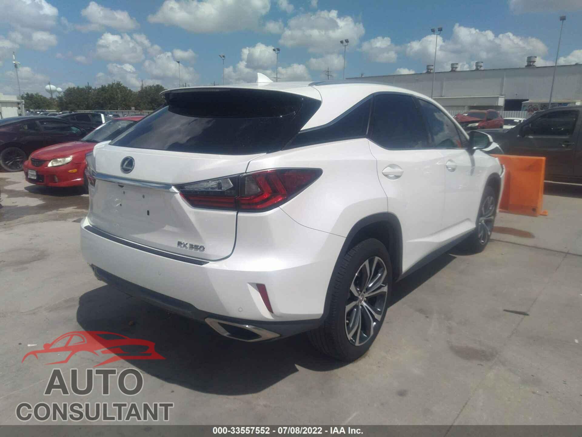 LEXUS RX 2017 - 2T2ZZMCA0HC061161