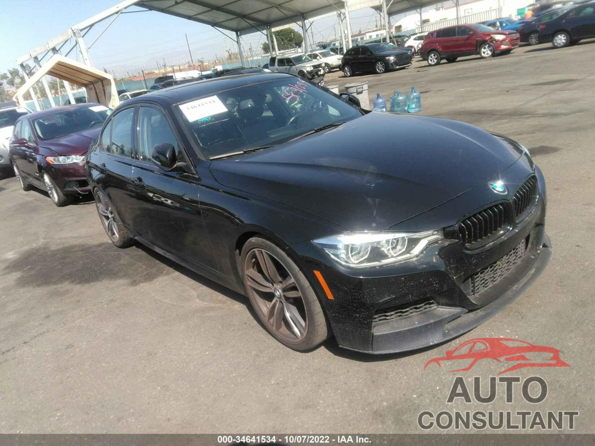 BMW 3 SERIES 2016 - WBA8B3C54GK383619