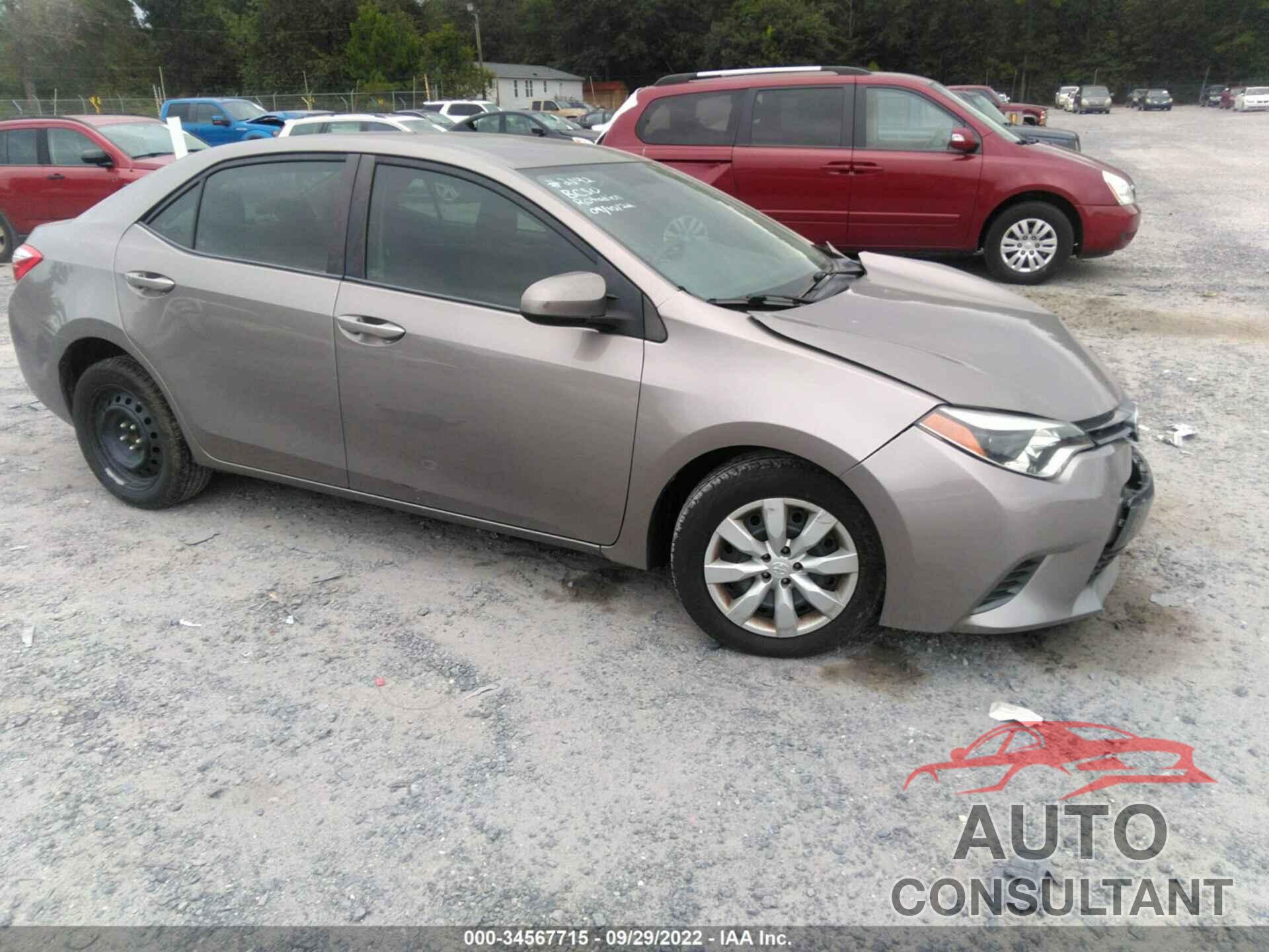 TOYOTA COROLLA 2016 - 2T1BURHE8GC639244