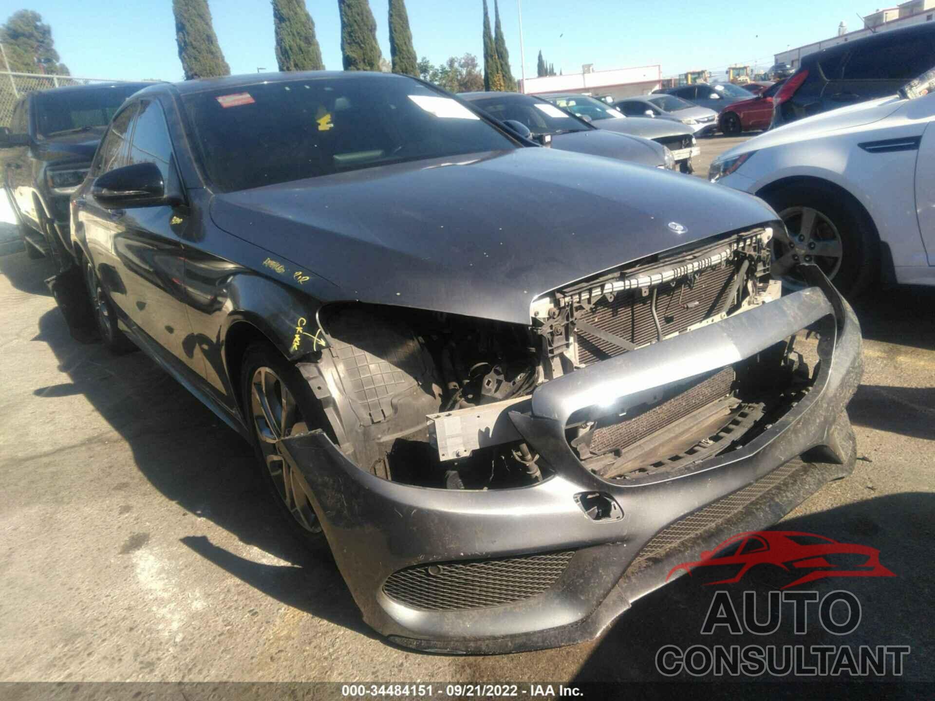MERCEDES-BENZ C-CLASS 2017 - 55SWF4JBXHU184617