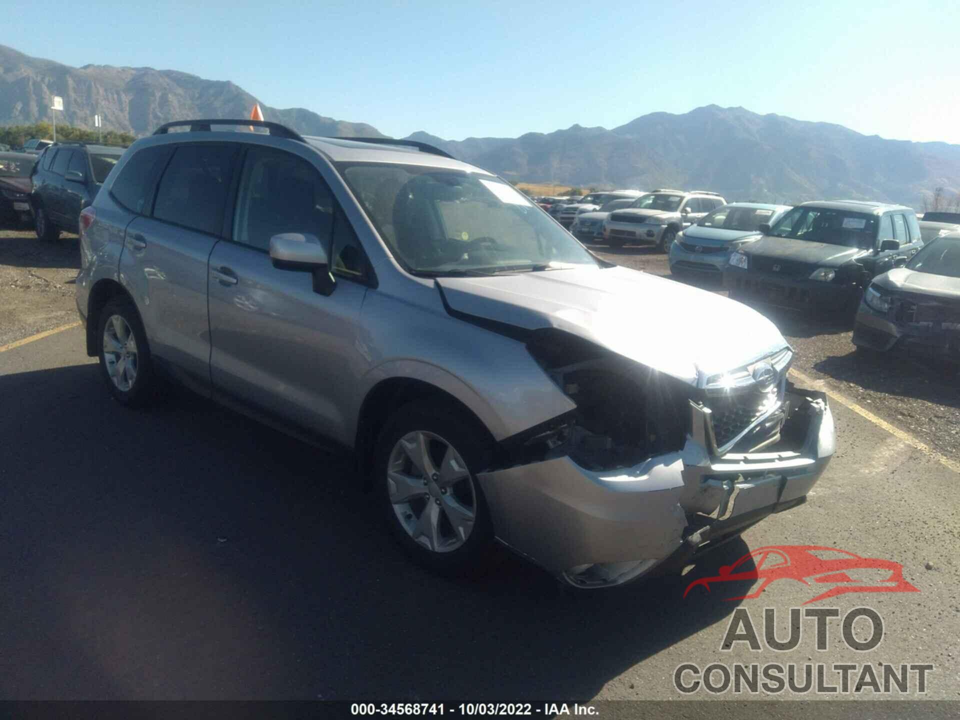 SUBARU FORESTER 2016 - JF2SJAFC2GH485753