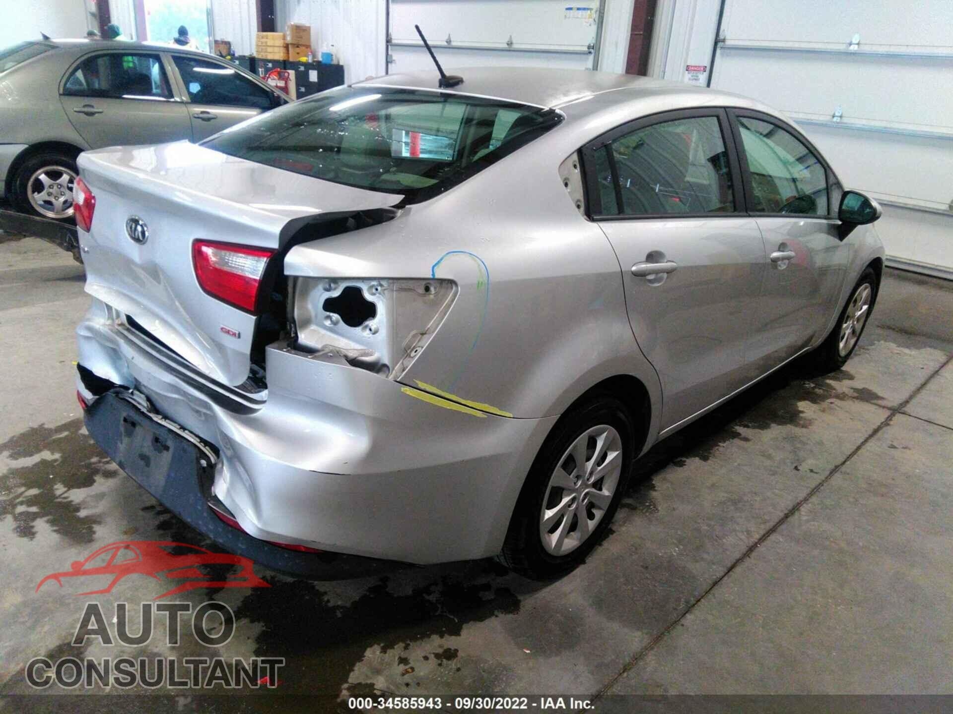 KIA RIO 2016 - KNADM4A35G6691472