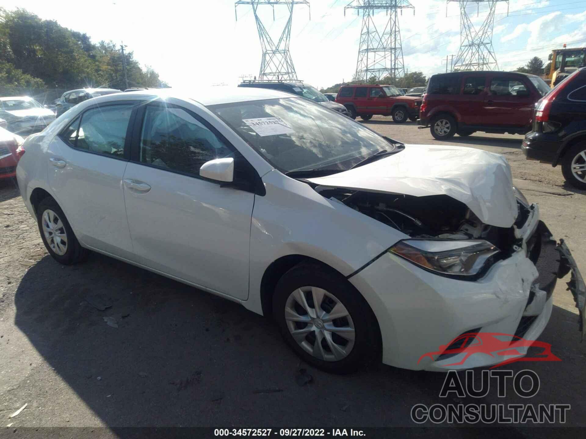 TOYOTA COROLLA 2016 - 5YFBPRHE1GP396433