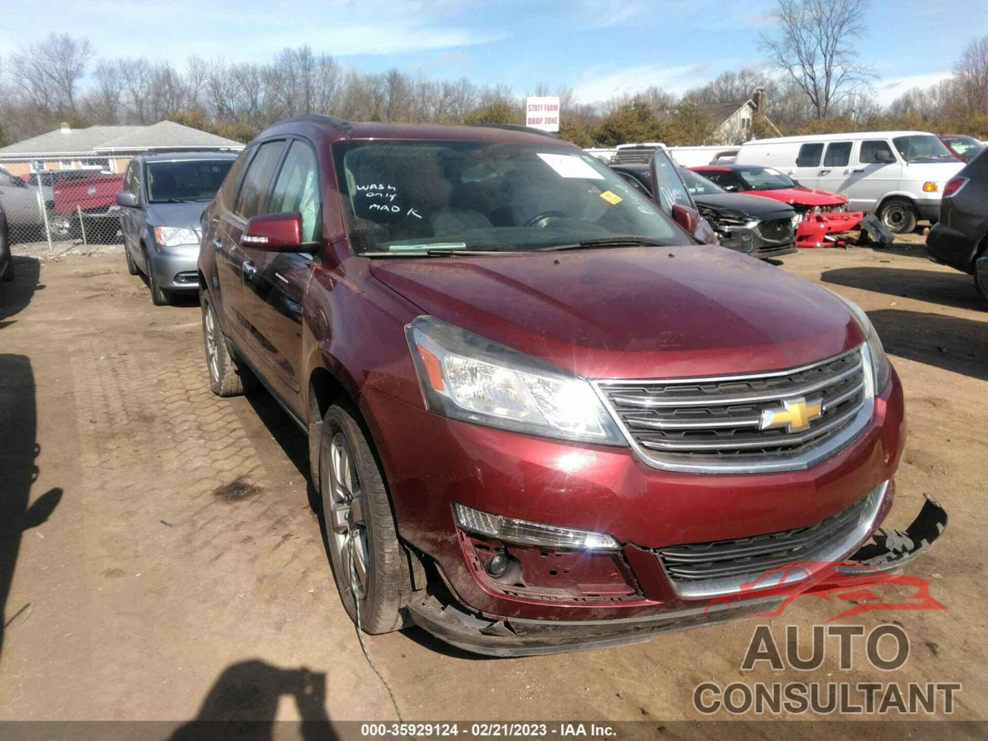 CHEVROLET TRAVERSE 2016 - 1GNKRGKD2GJ121406