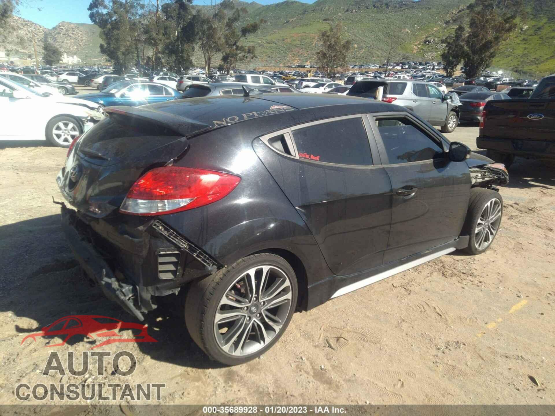 HYUNDAI VELOSTER 2016 - KMHTC6AE4GU282174