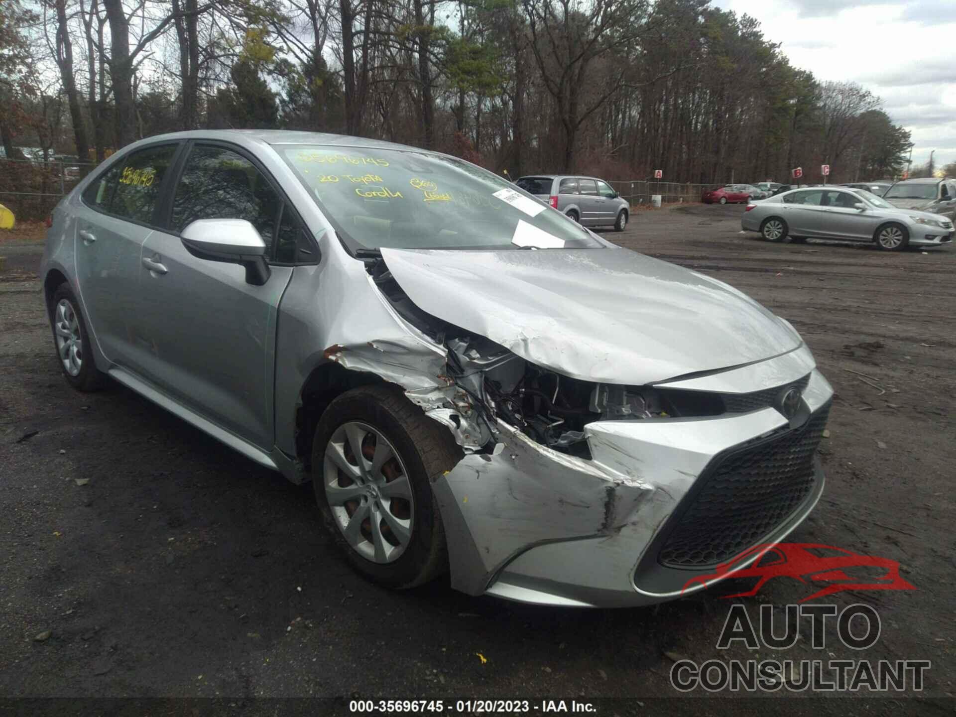 TOYOTA COROLLA 2020 - JTDEPRAE8LJ024948