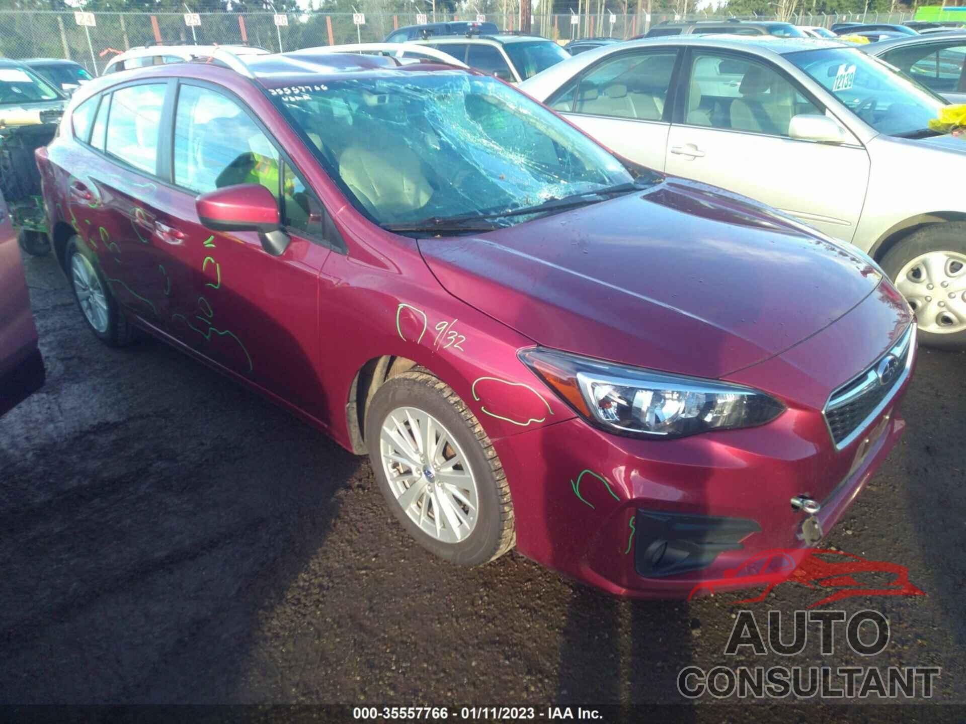 SUBARU IMPREZA 2018 - 4S3GTAD63J3729250