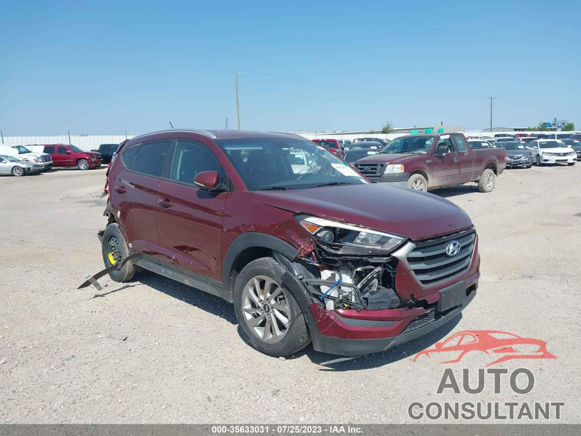 HYUNDAI TUCSON 2017 - KM8J33A43HU288319