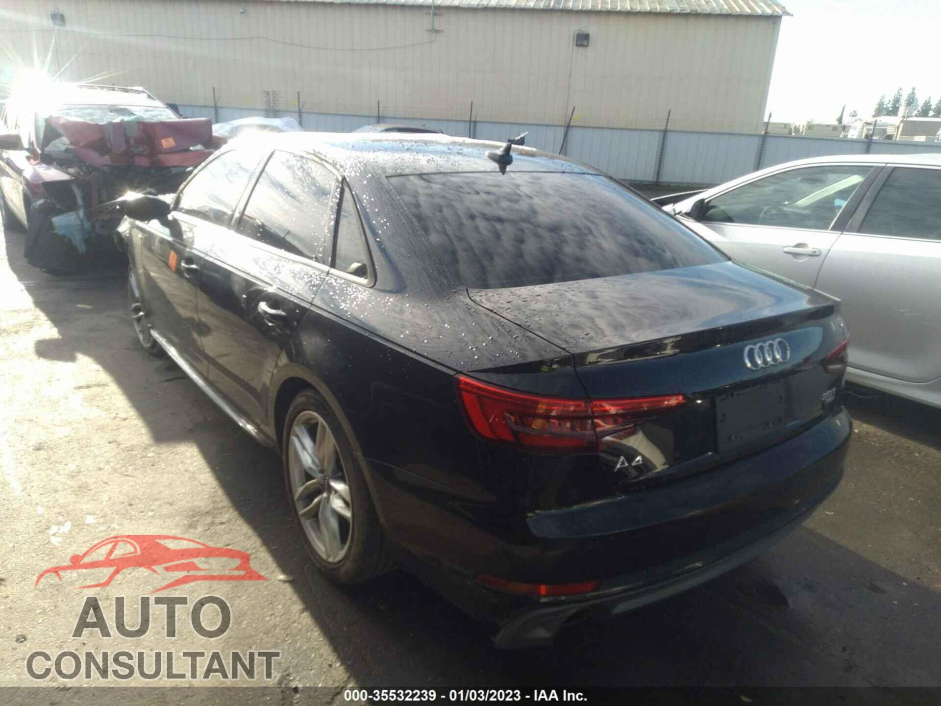 AUDI A4 2017 - WAUKMAF42HN043120