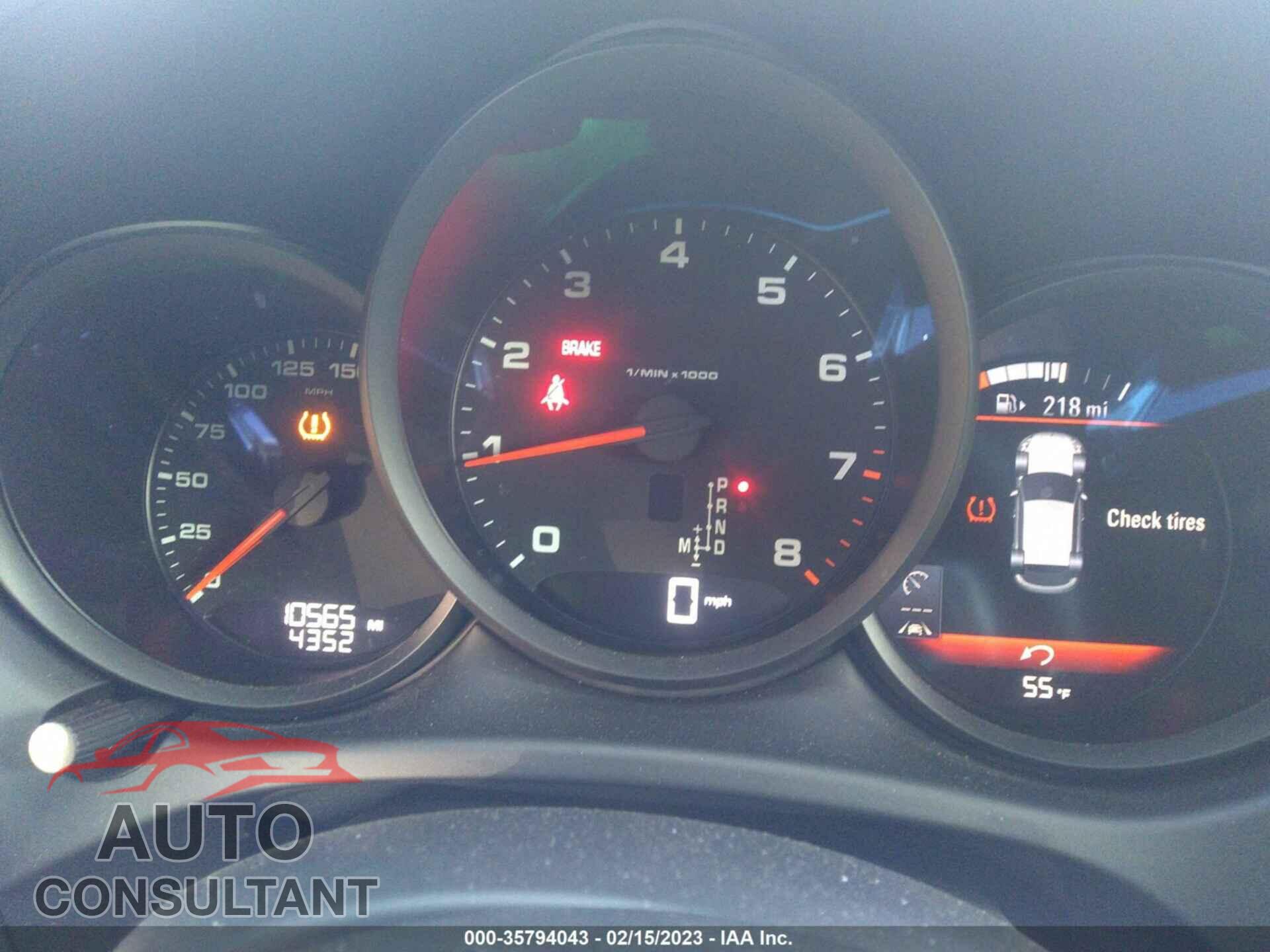 PORSCHE MACAN 2019 - WP1AA2A59KLB08690