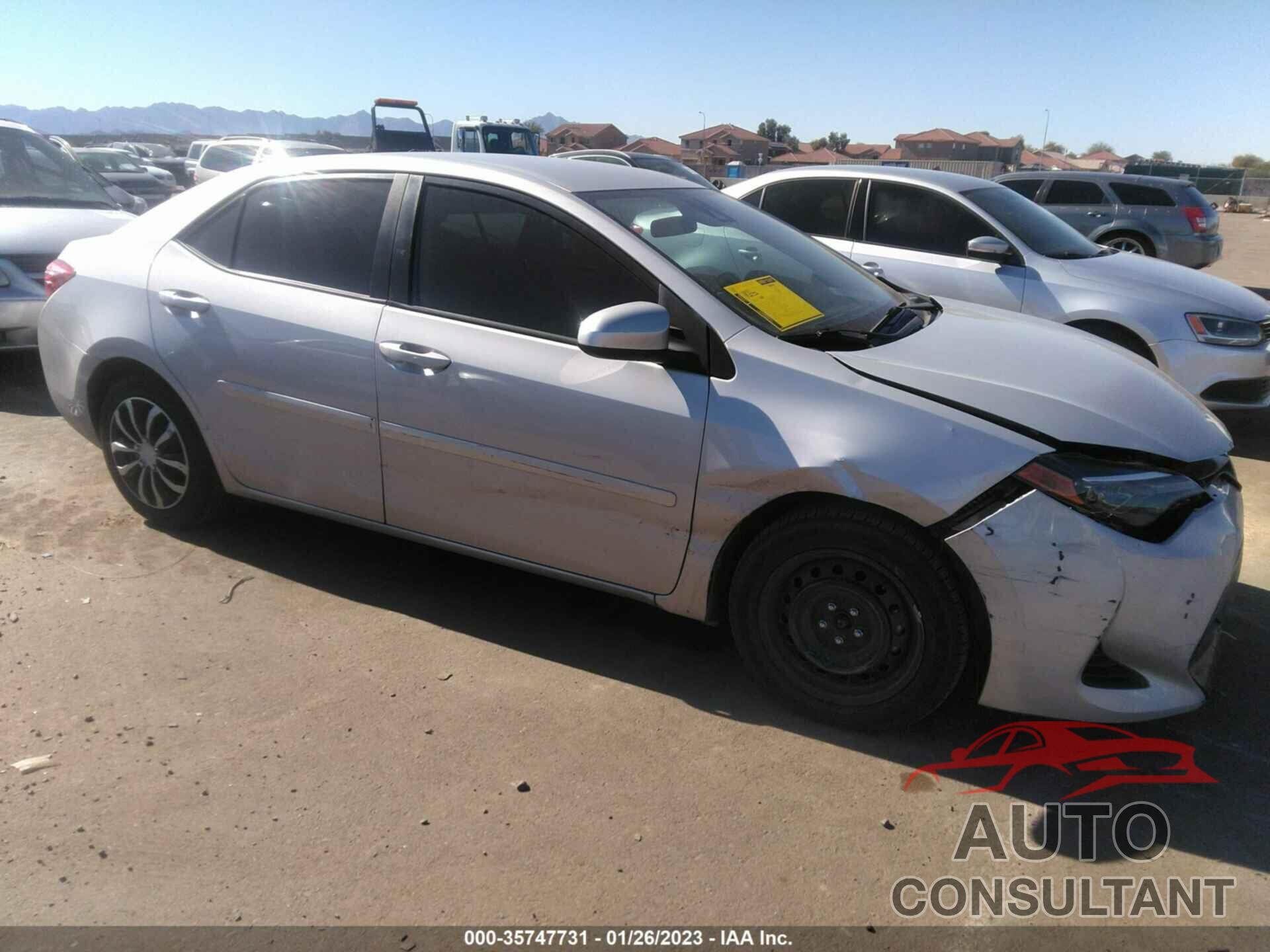 TOYOTA COROLLA 2019 - 2T1BURHE0KC199982