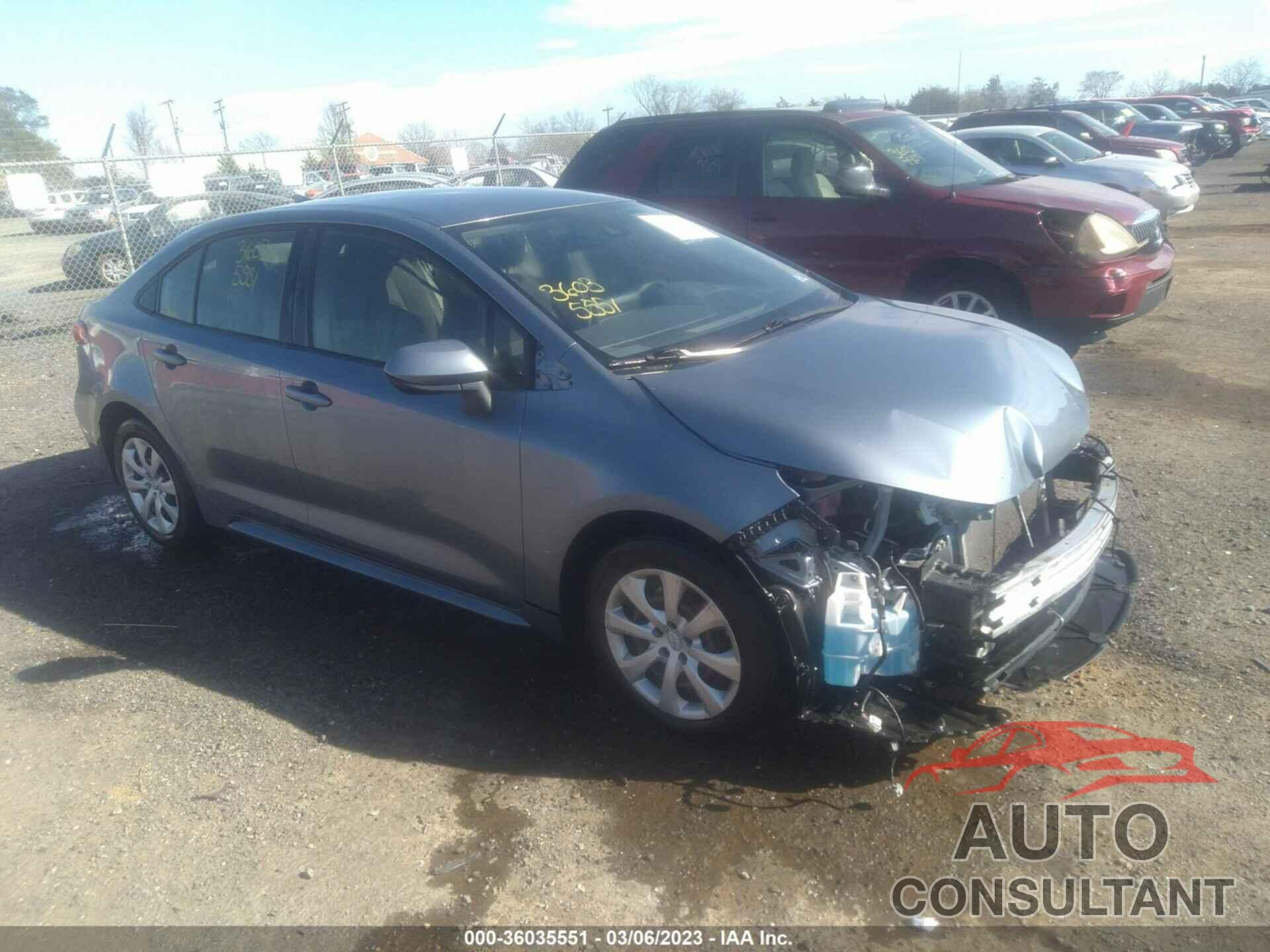 TOYOTA COROLLA 2020 - JTDEPRAE7LJ096420
