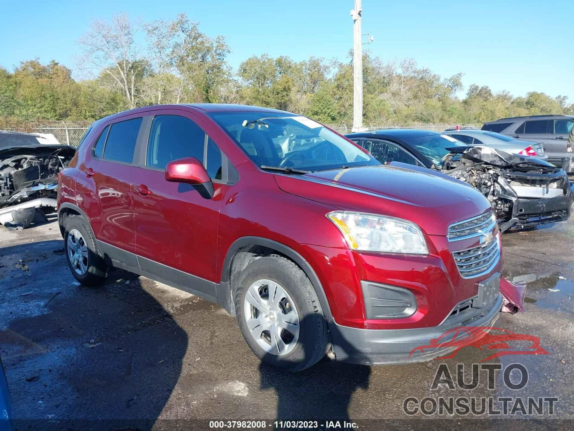 CHEVROLET TRAX 2016 - 3GNCJKSB5GL279809