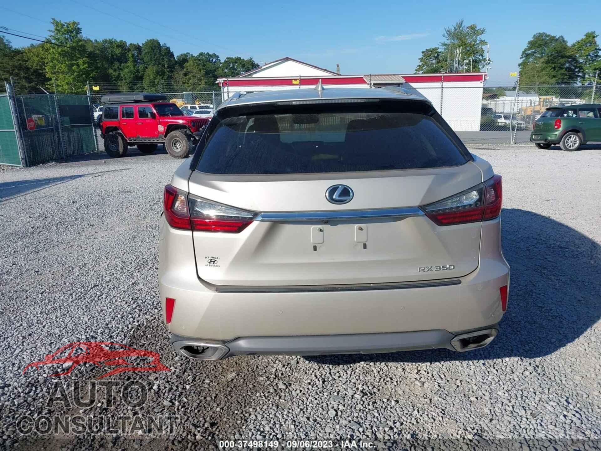LEXUS RX 350 2017 - 2T2BZMCA0HC072243