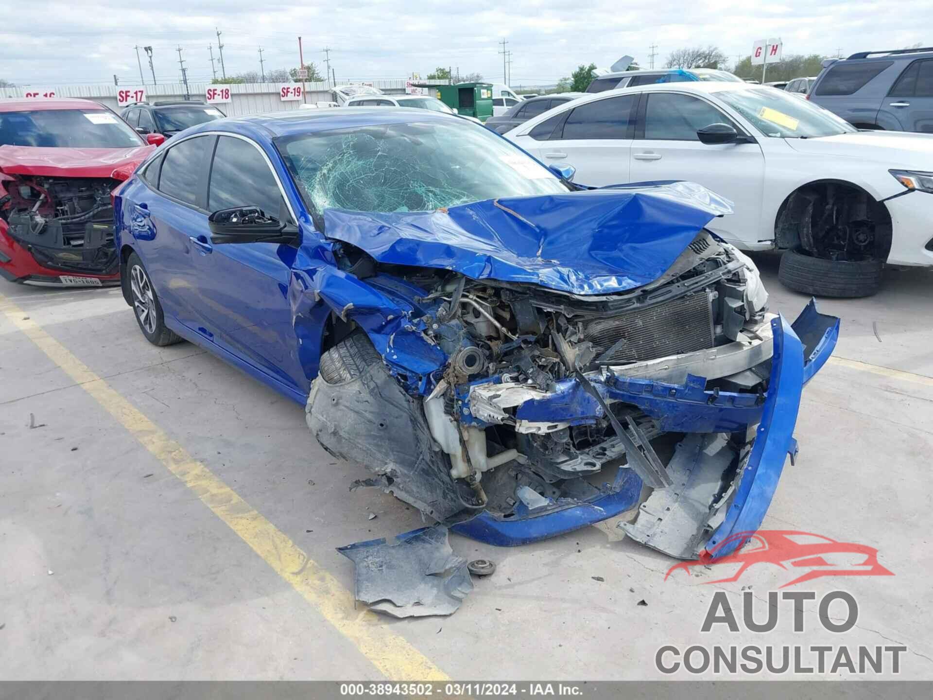 HONDA CIVIC 2017 - 19XFC2F73HE072458