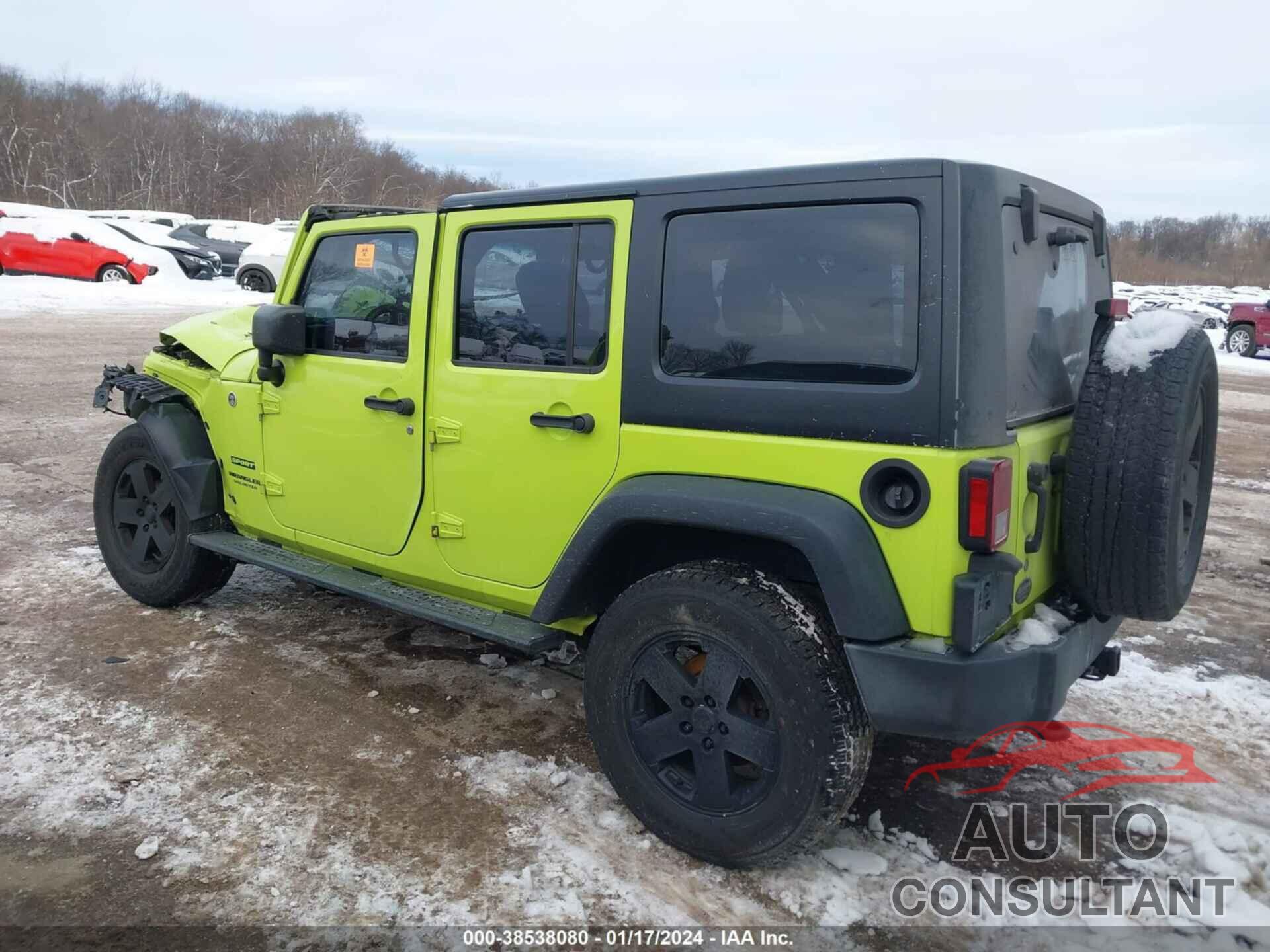 JEEP WRANGLER UNLIMITED 2016 - 1C4BJWDG1GL265034