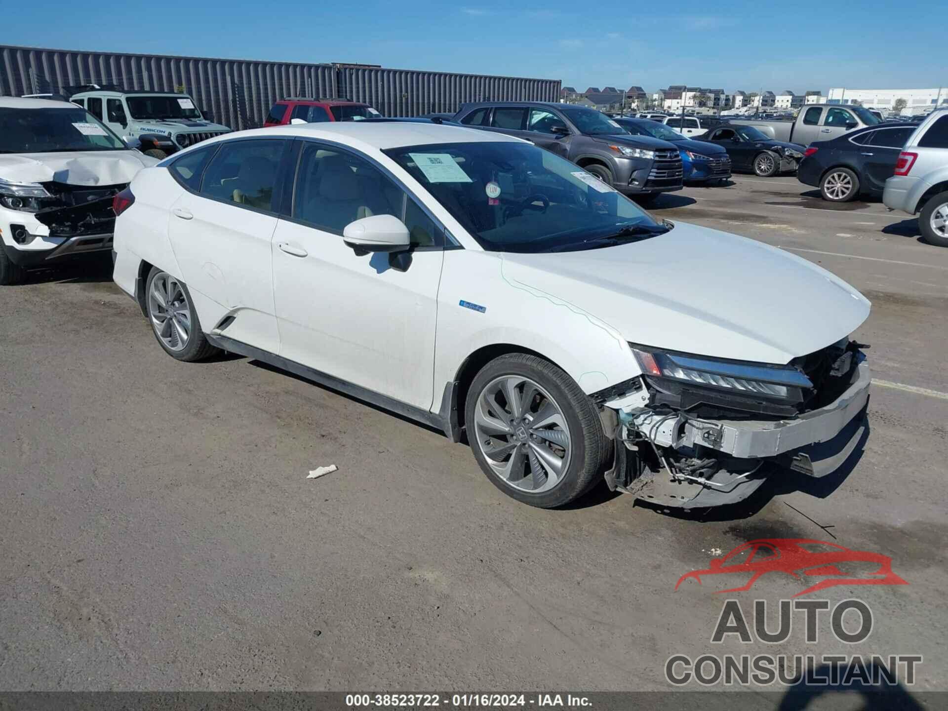 HONDA CLARITY PLUG-IN HYBRID 2018 - JHMZC5F38JC018015