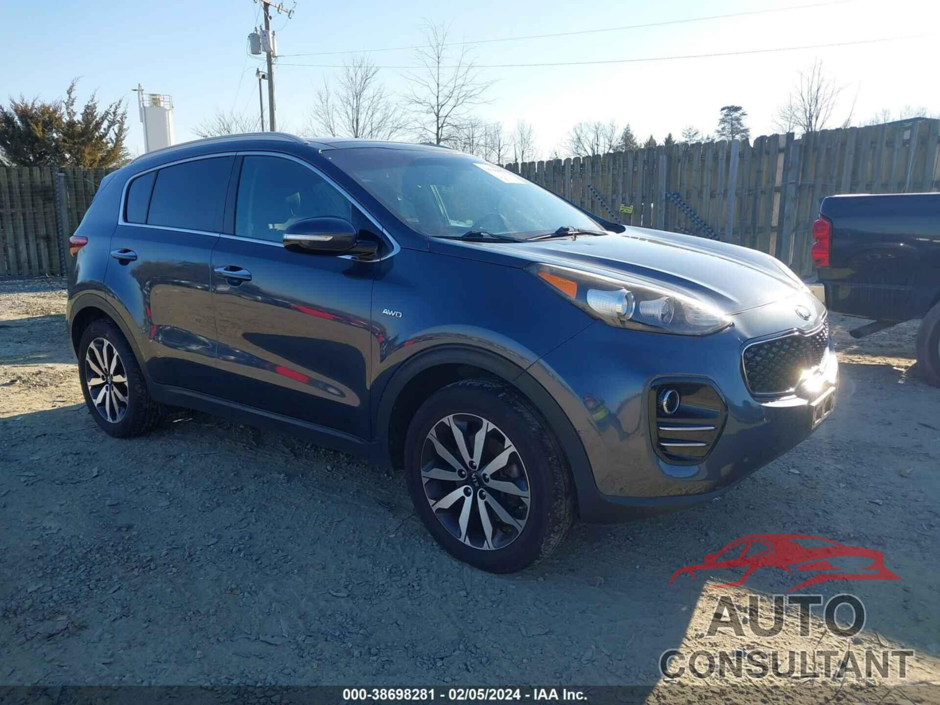 KIA SPORTAGE 2017 - KNDPNCAC6H7052732