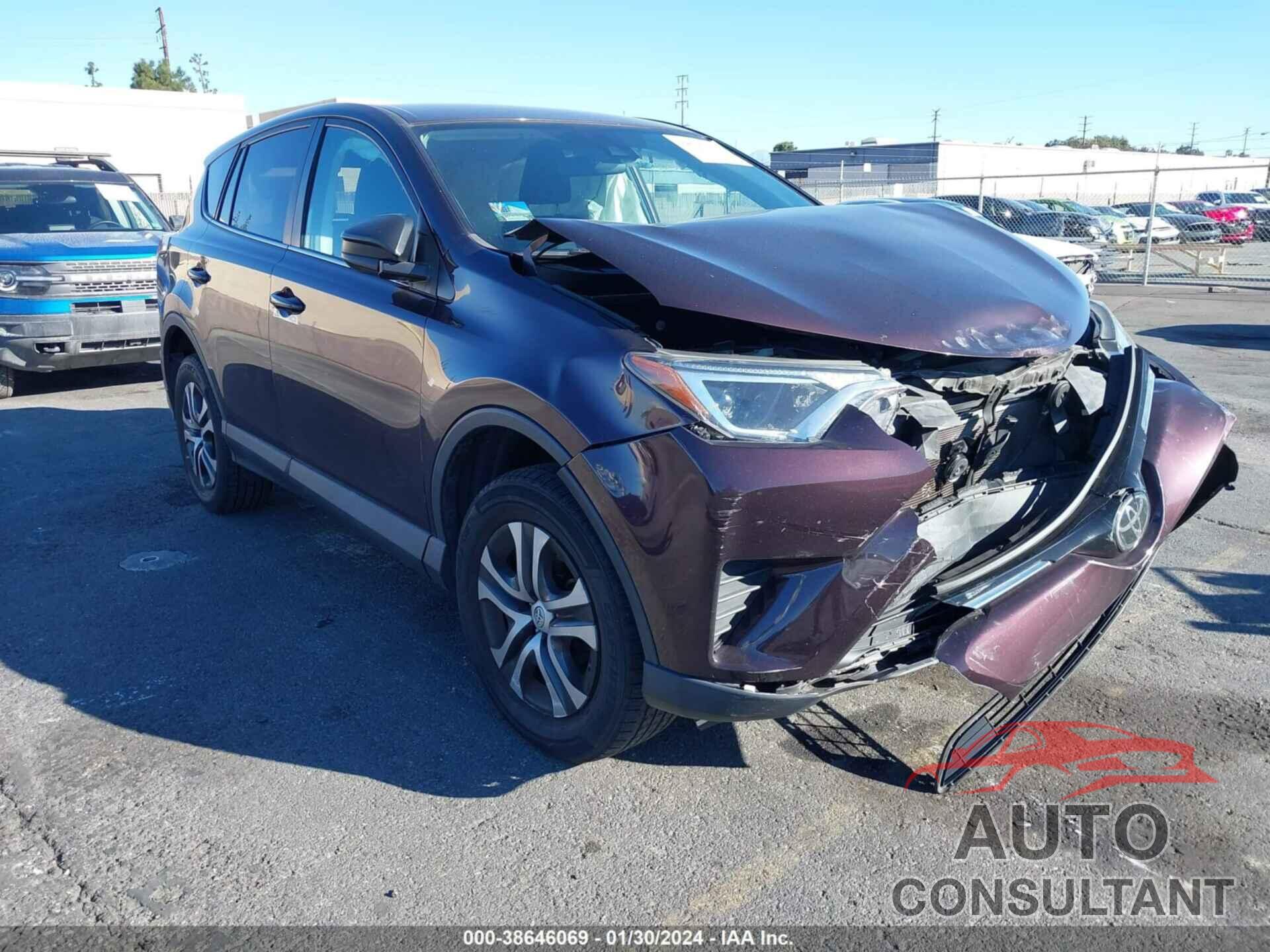 TOYOTA RAV4 2018 - 2T3ZFREV9JW485234