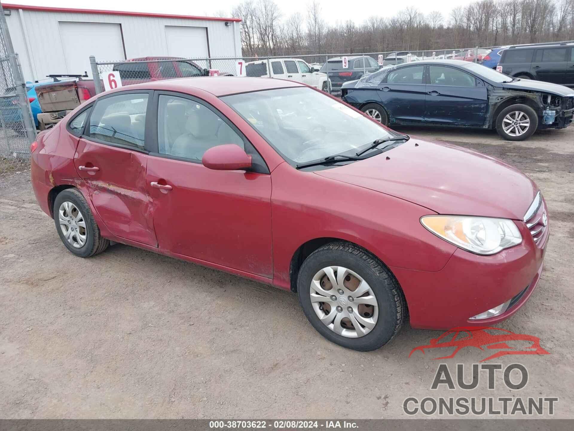 HYUNDAI ELANTRA 2010 - KMHDU4AD8AU059186