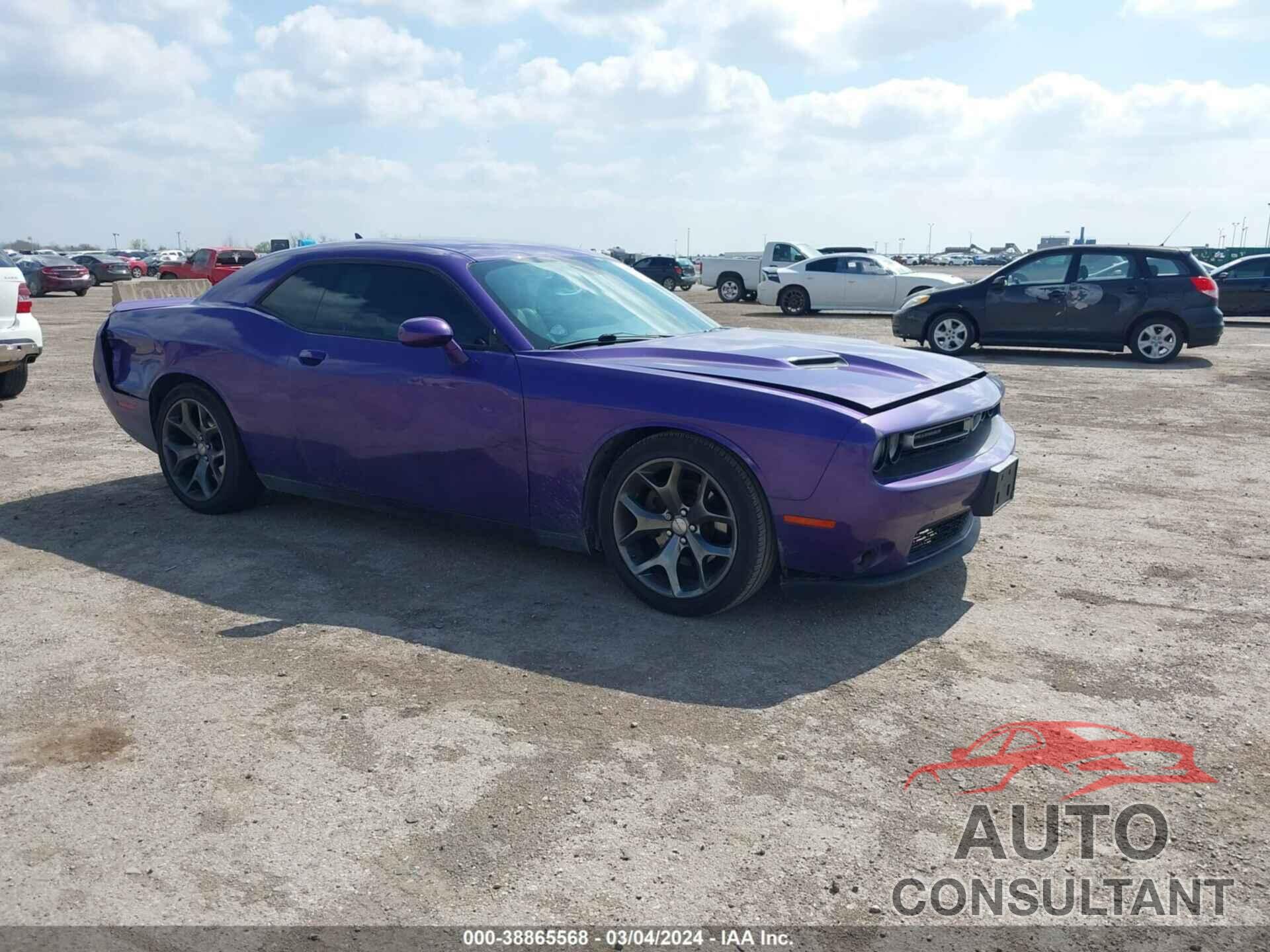 DODGE CHALLENGER 2016 - 2C3CDZAG1GH185512