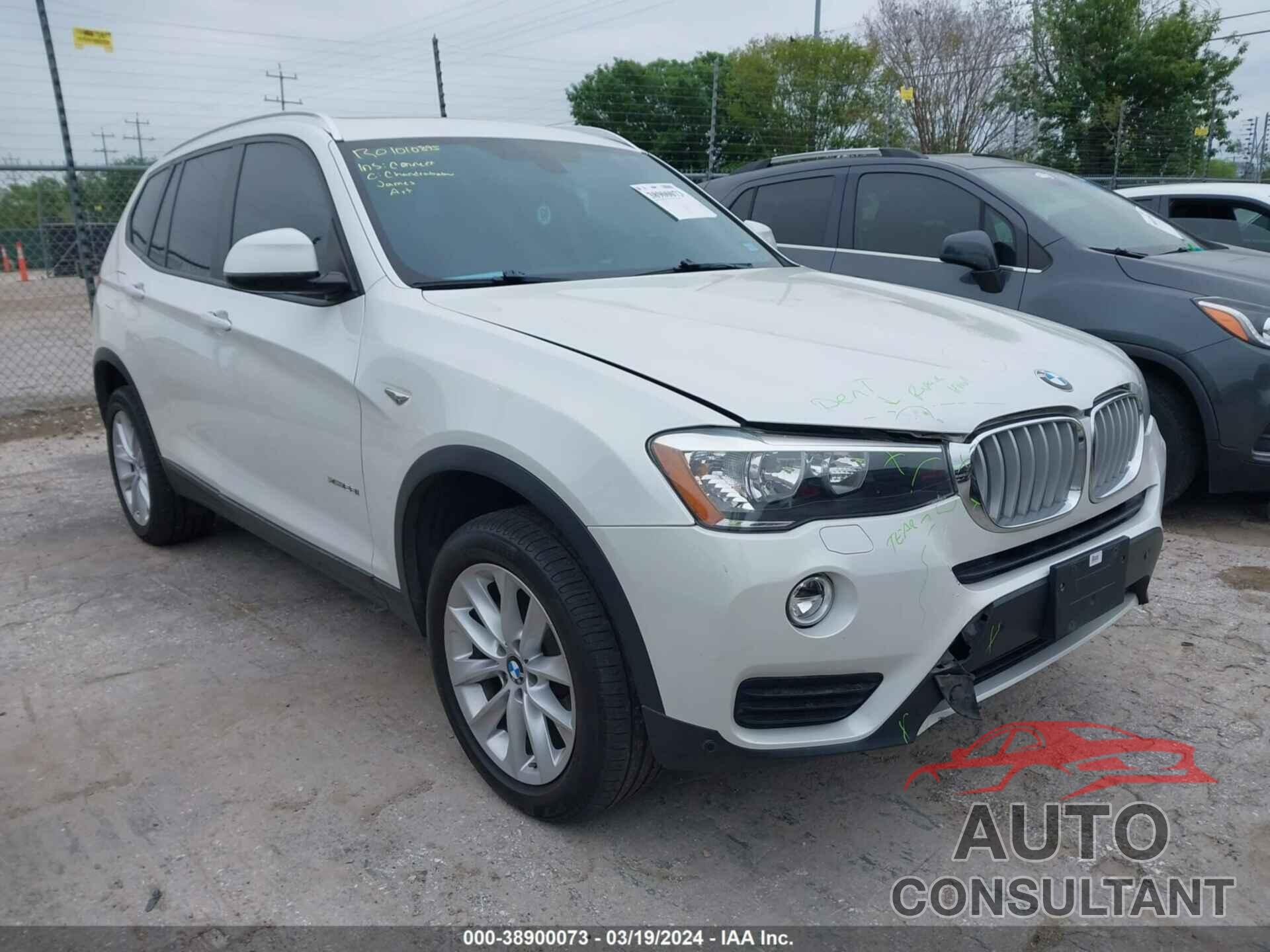 BMW X3 2017 - 5UXWX9C32H0W78727