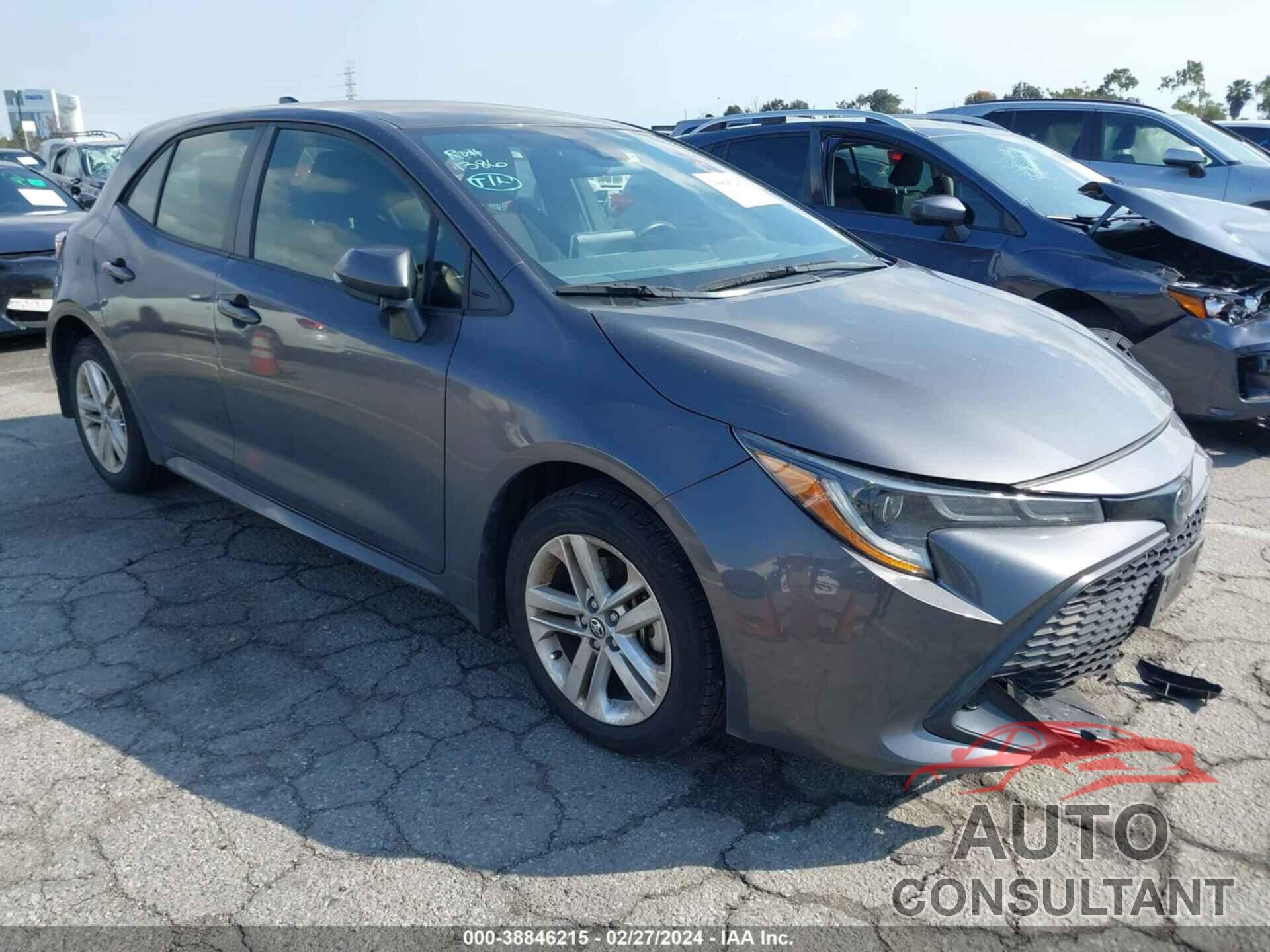 TOYOTA COROLLA 2021 - JTNB4MBE1M3108513