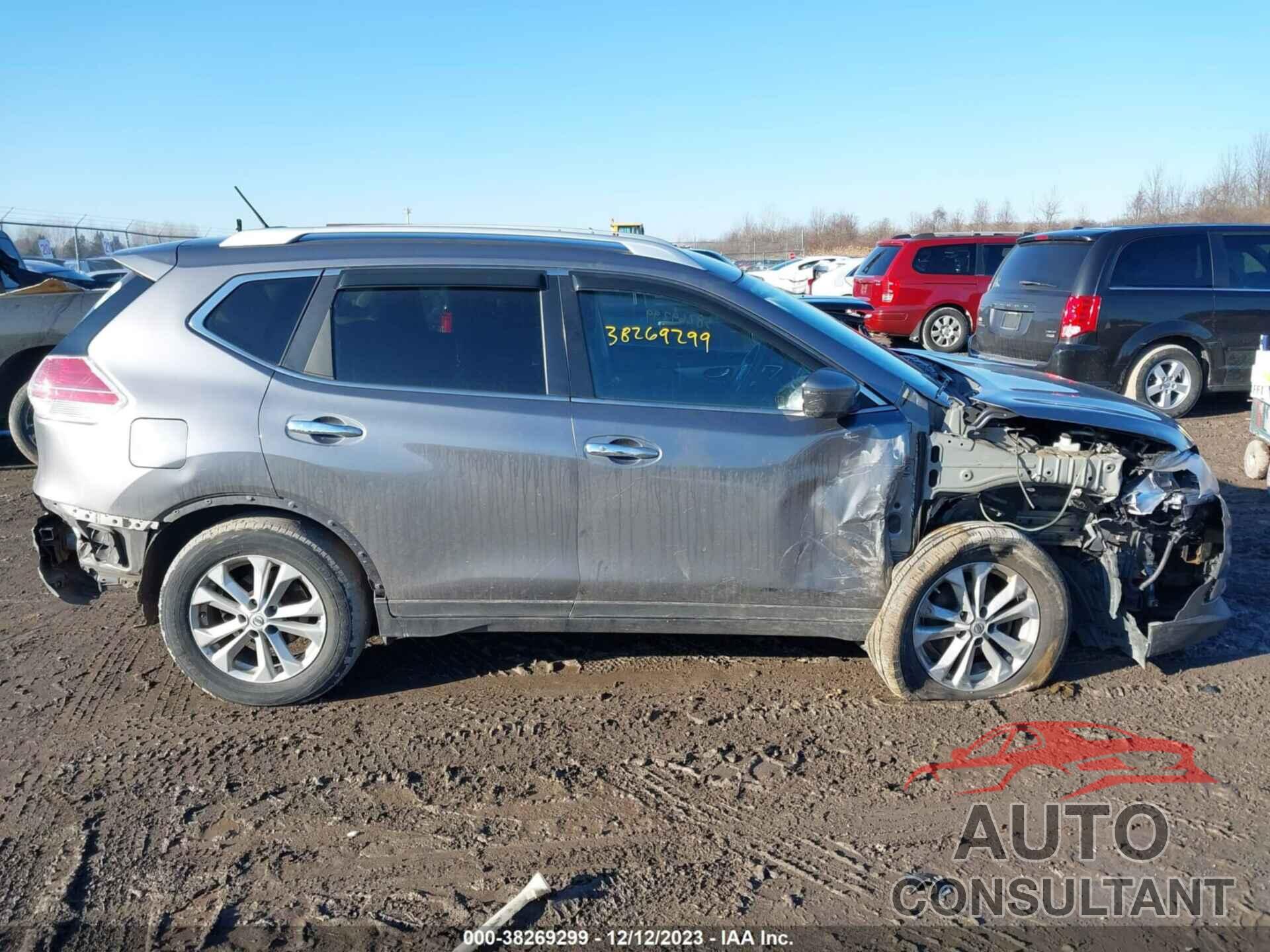 NISSAN ROGUE 2016 - KNMAT2MV3GP614491