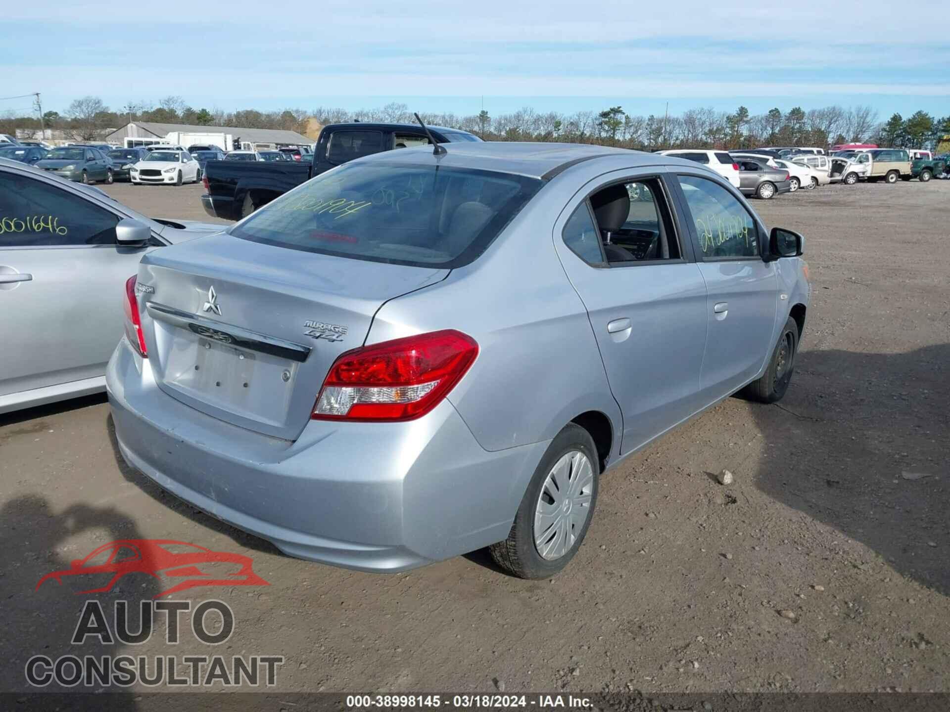 MITSUBISHI MIRAGE 2017 - ML32F3FJ2HH004608