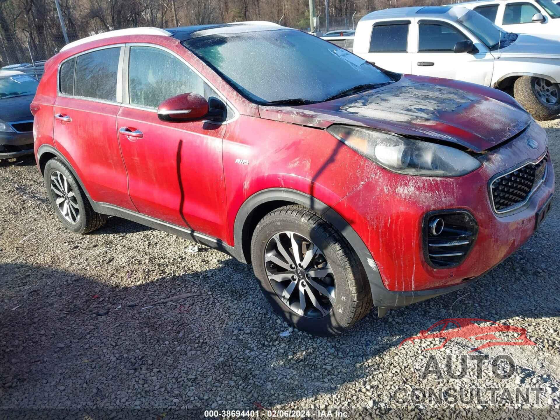 KIA SPORTAGE 2017 - KNDPNCAC7H7224329
