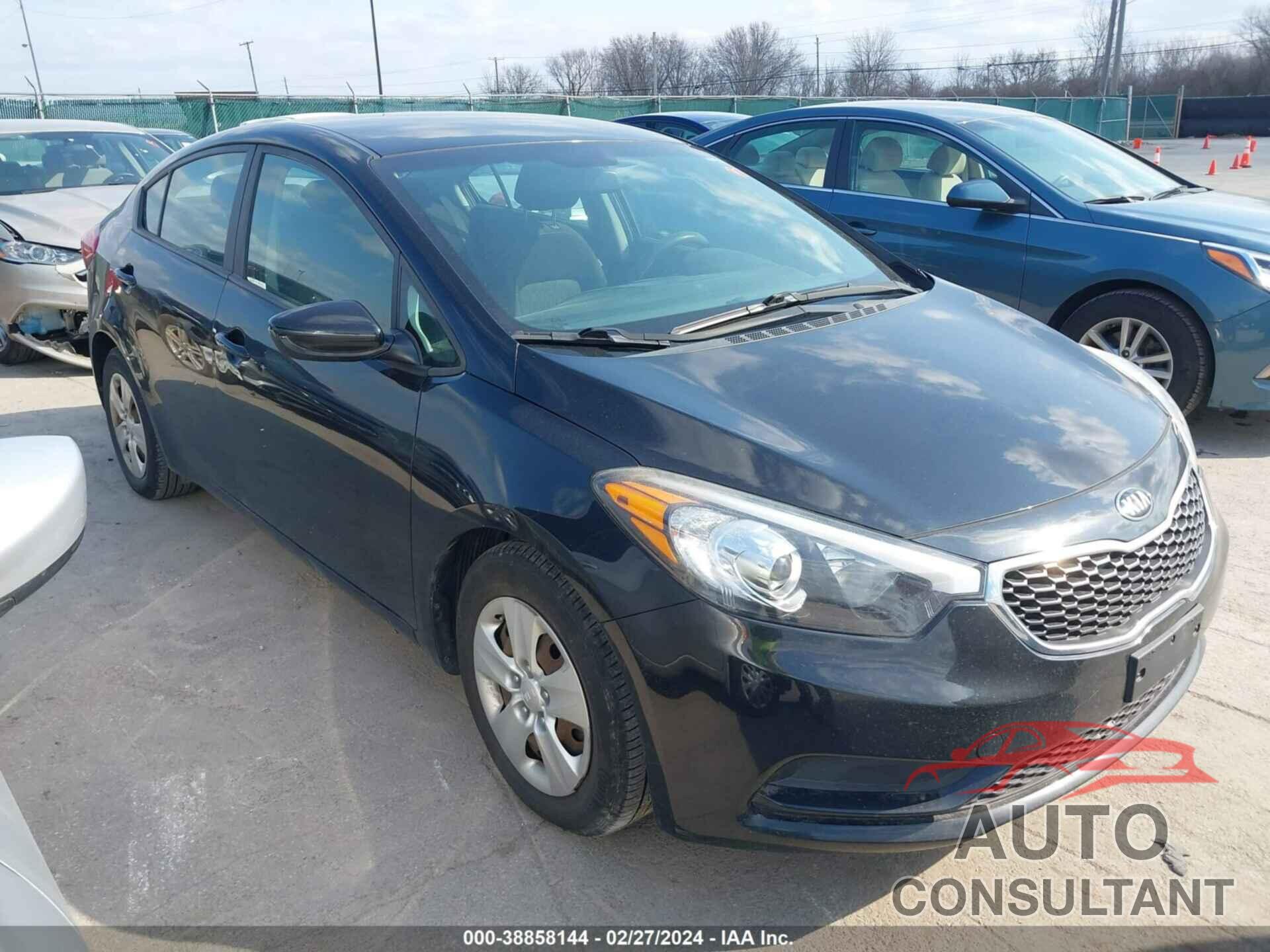 KIA FORTE 2016 - KNAFK4A63G5612718