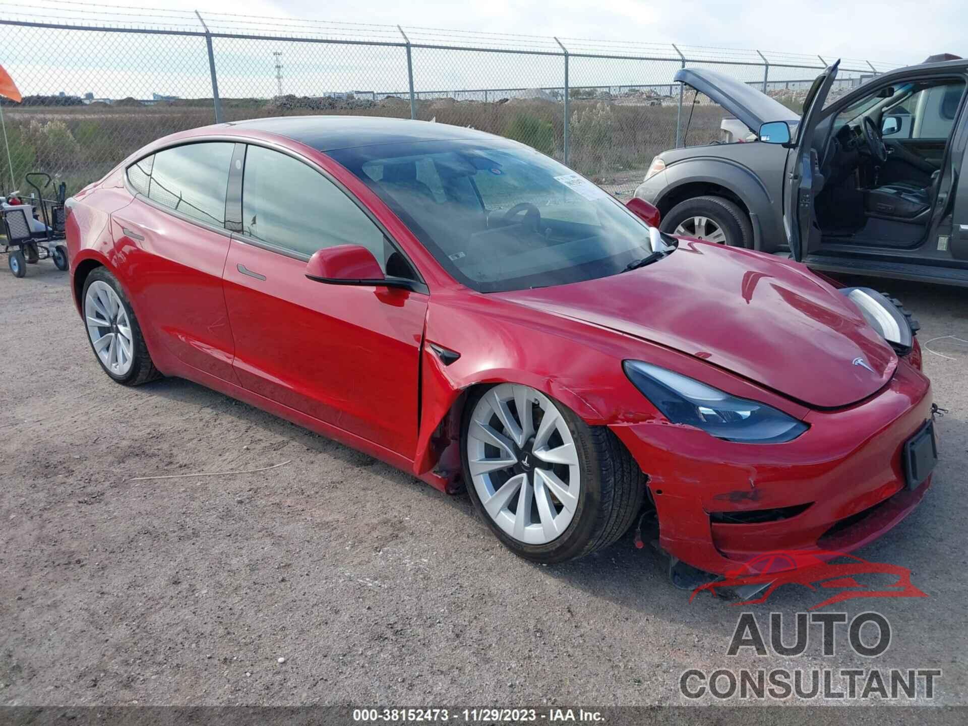 TESLA MODEL 3 2022 - 5YJ3E1EA6NF177764