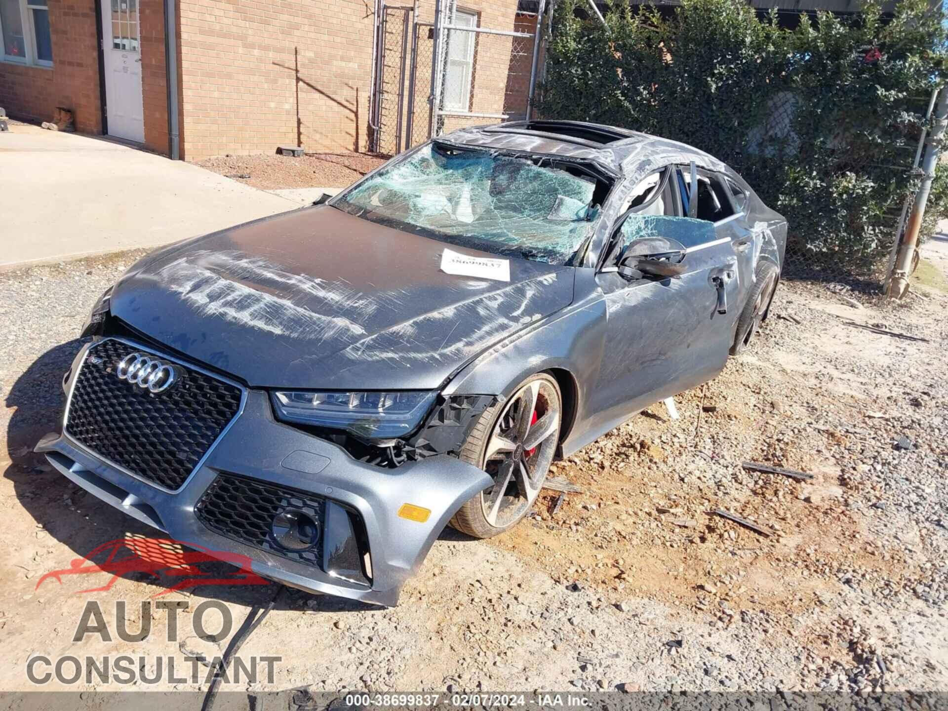 AUDI RS 7 2016 - WUAW2AFC9GN901962