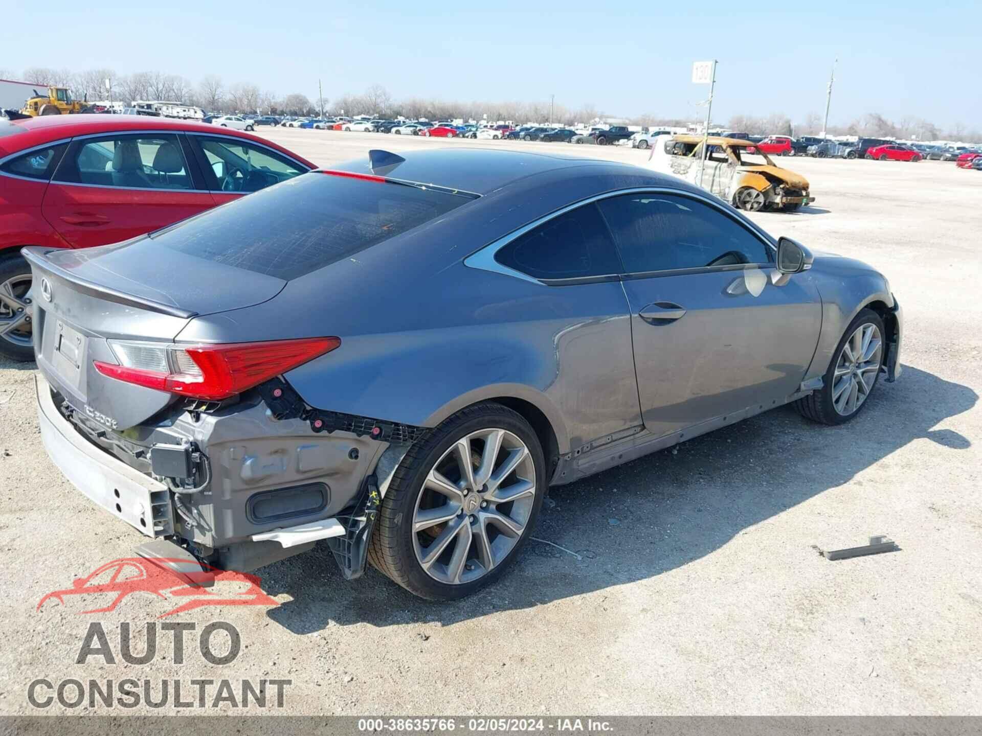 LEXUS RC 200T 2016 - JTHHA5BC7G5000903
