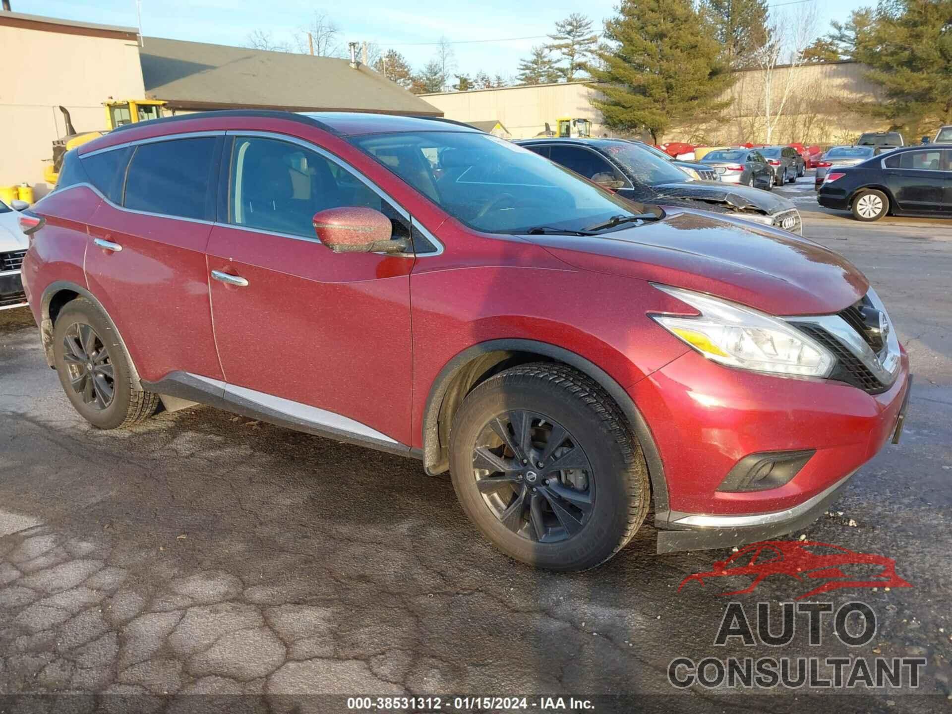 NISSAN MURANO 2017 - 5N1AZ2MH1HN184137