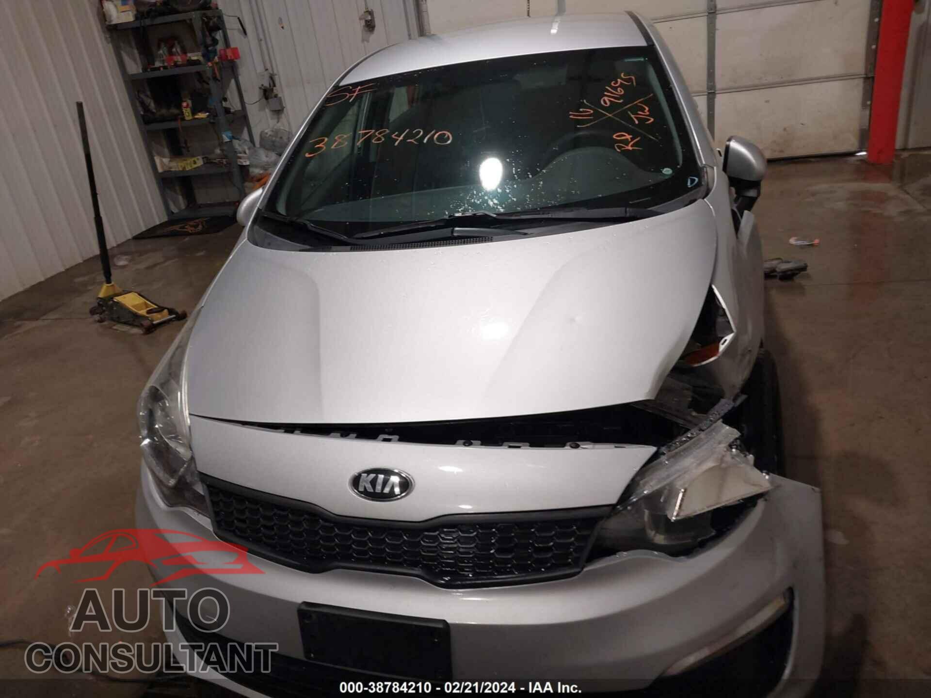 KIA RIO 2016 - KNADM4A39G6668552