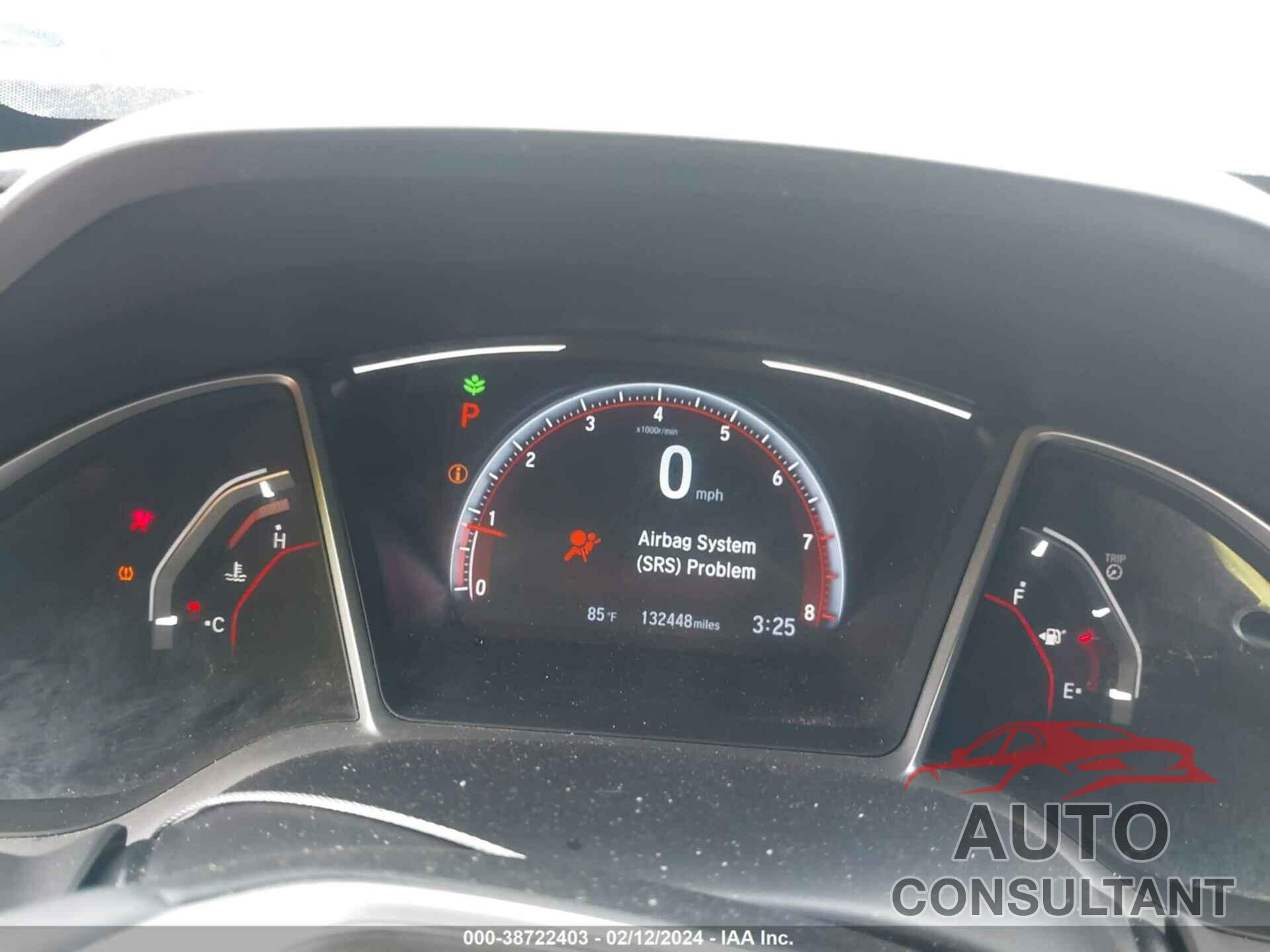 HONDA CIVIC 2019 - 2HGFC2F85KH595597