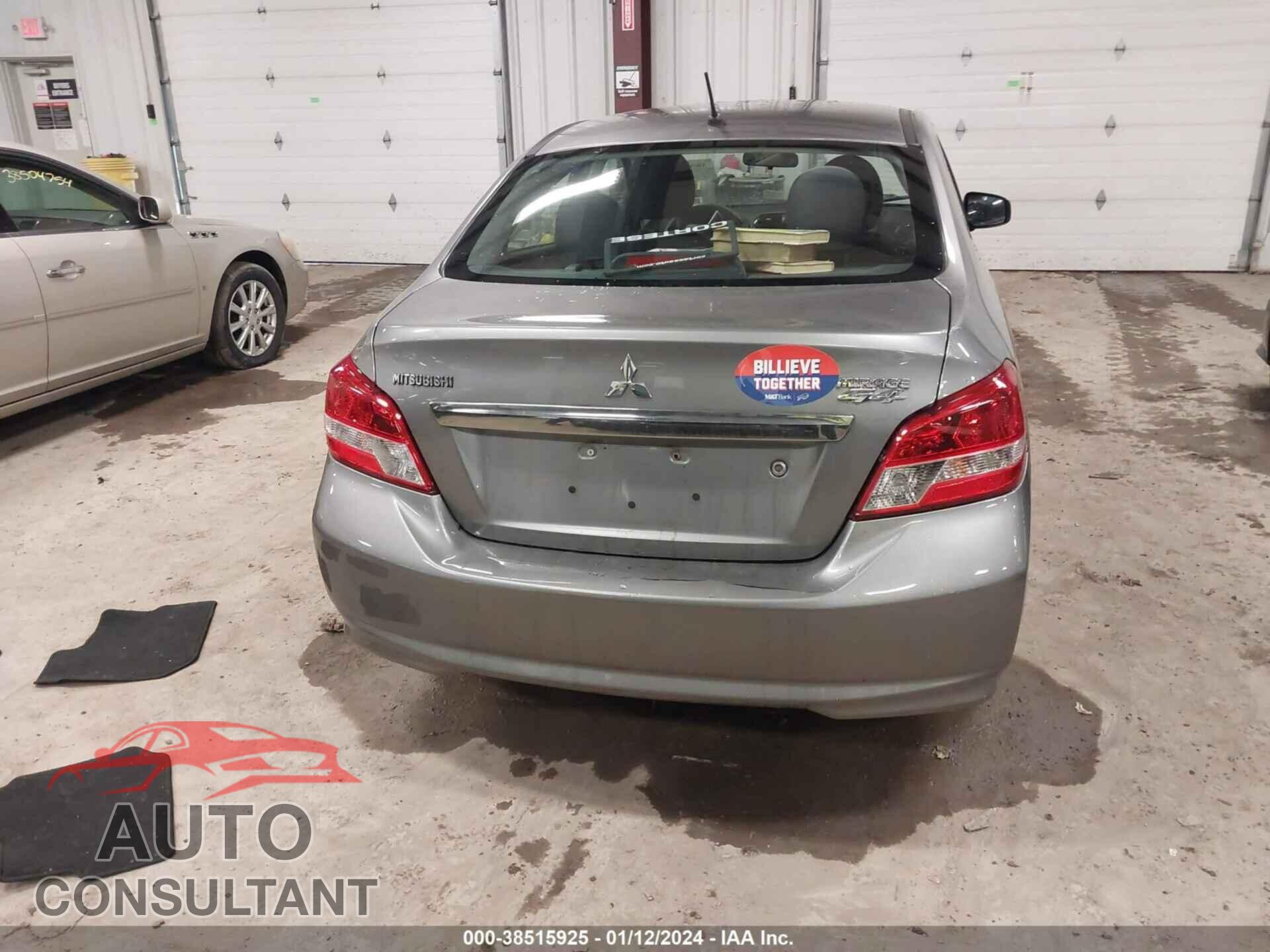 MITSUBISHI MIRAGE 2017 - ML32F3FJ6HHF10672