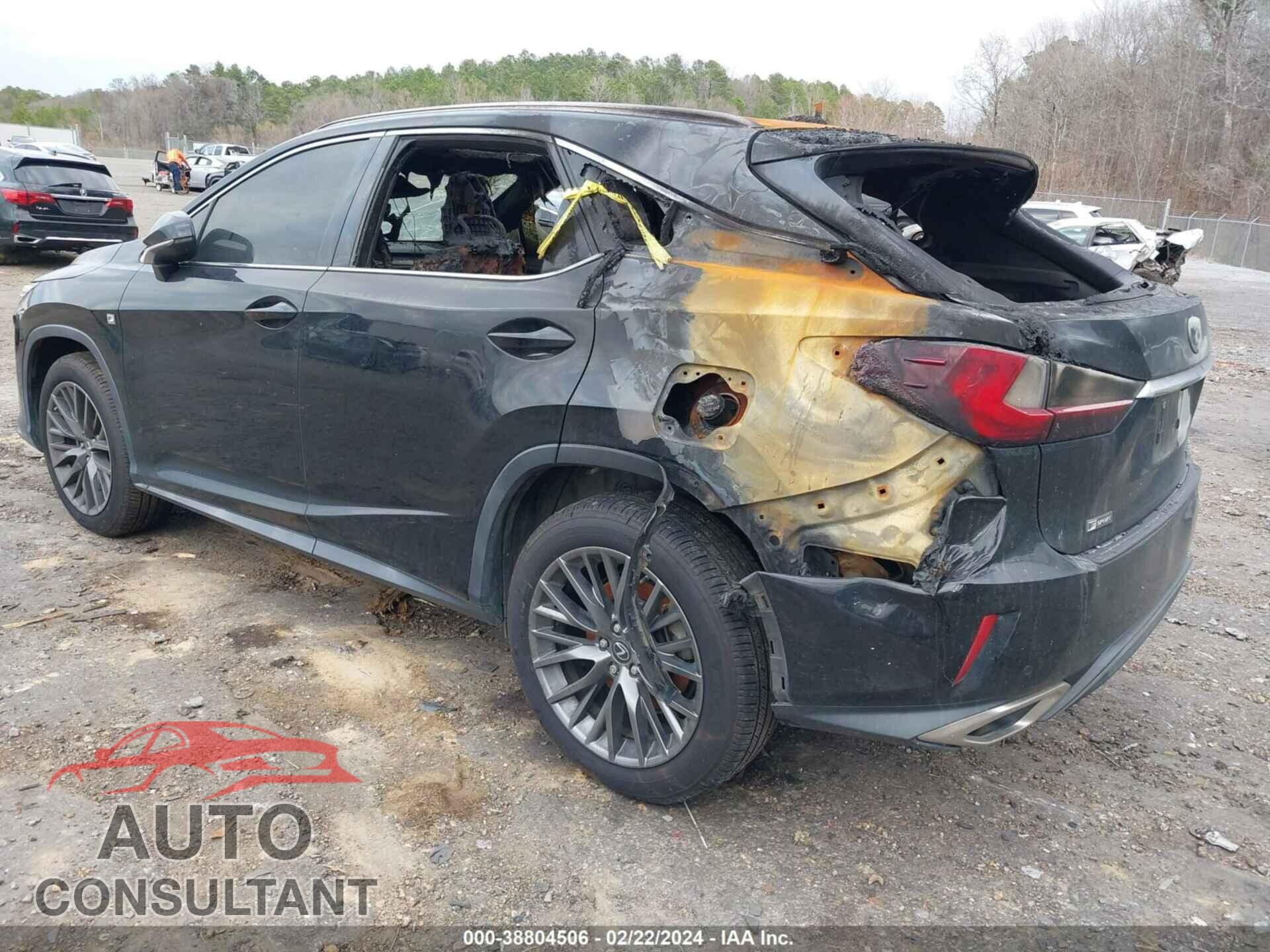 LEXUS RX 2017 - 2T2ZZMCA5HC043934