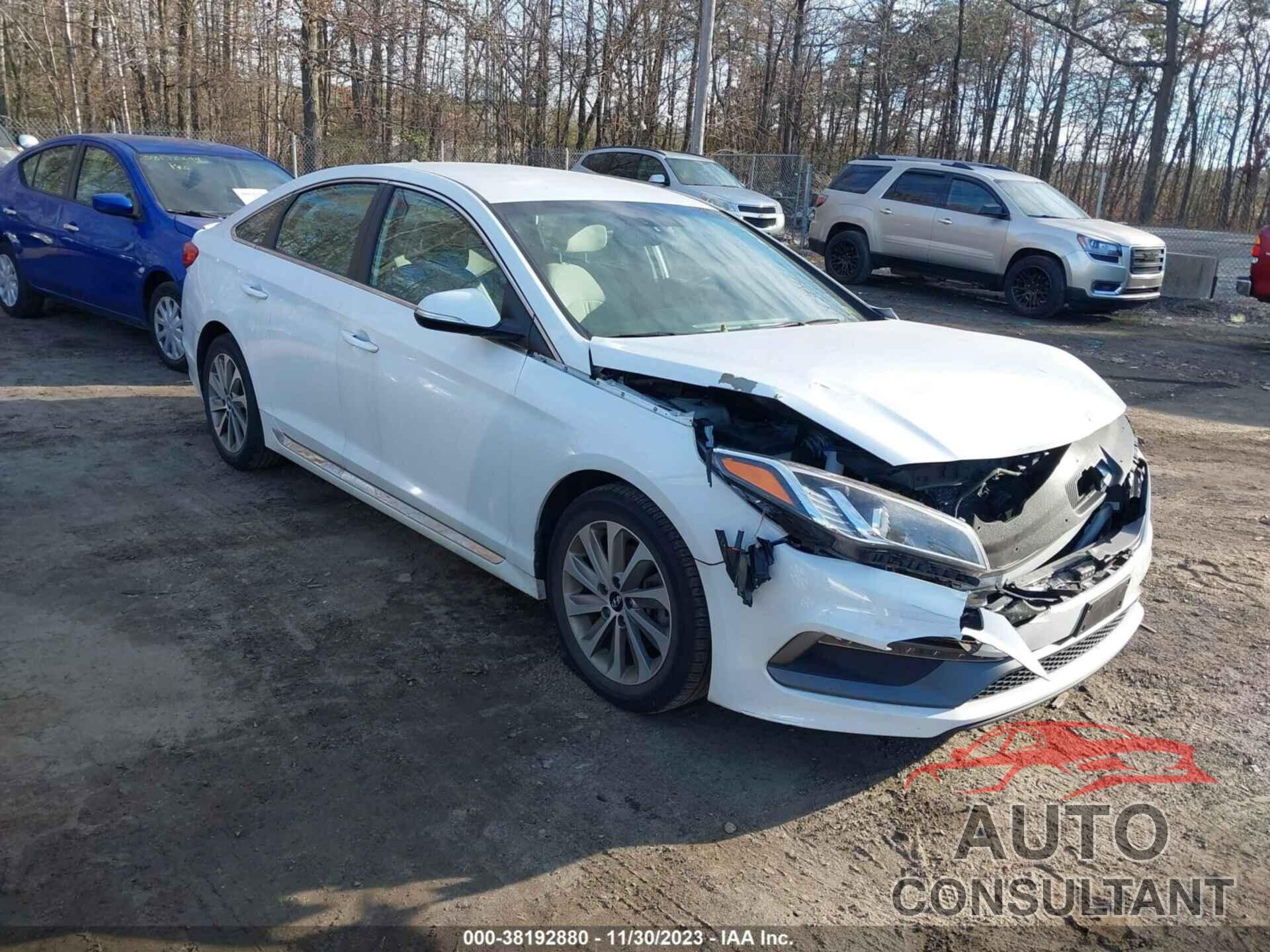 HYUNDAI SONATA 2017 - 5NPE34AF0HH500746