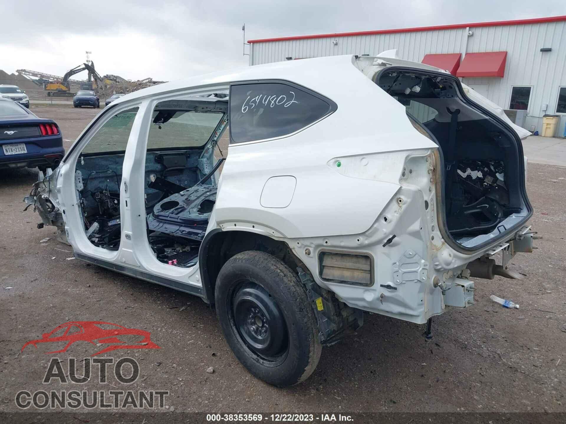 TOYOTA HIGHLANDER 2020 - 5TDGZRAH4LS012425