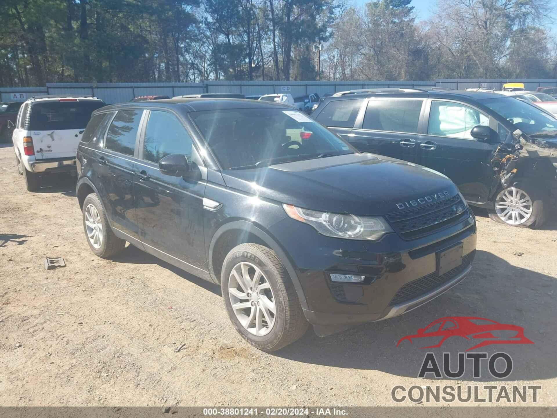 LAND ROVER DISCOVERY SPORT 2016 - SALCR2BGXGH587675